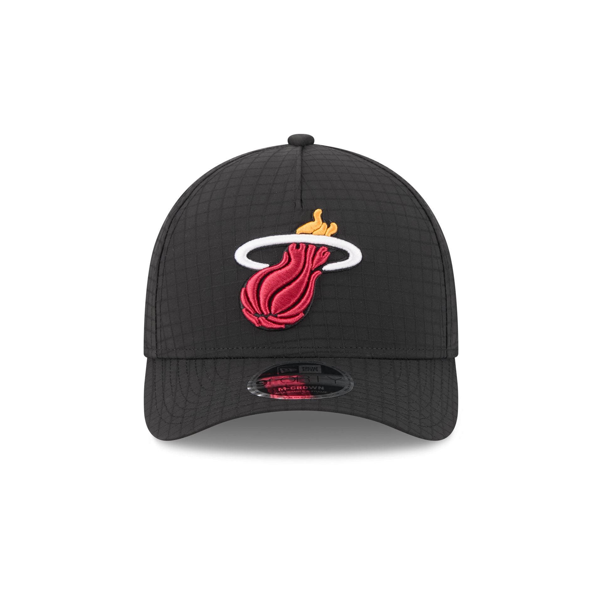 Miami Heat Ripstop 9FORTY M-Crown A-Frame Snapback Hat - Image 2