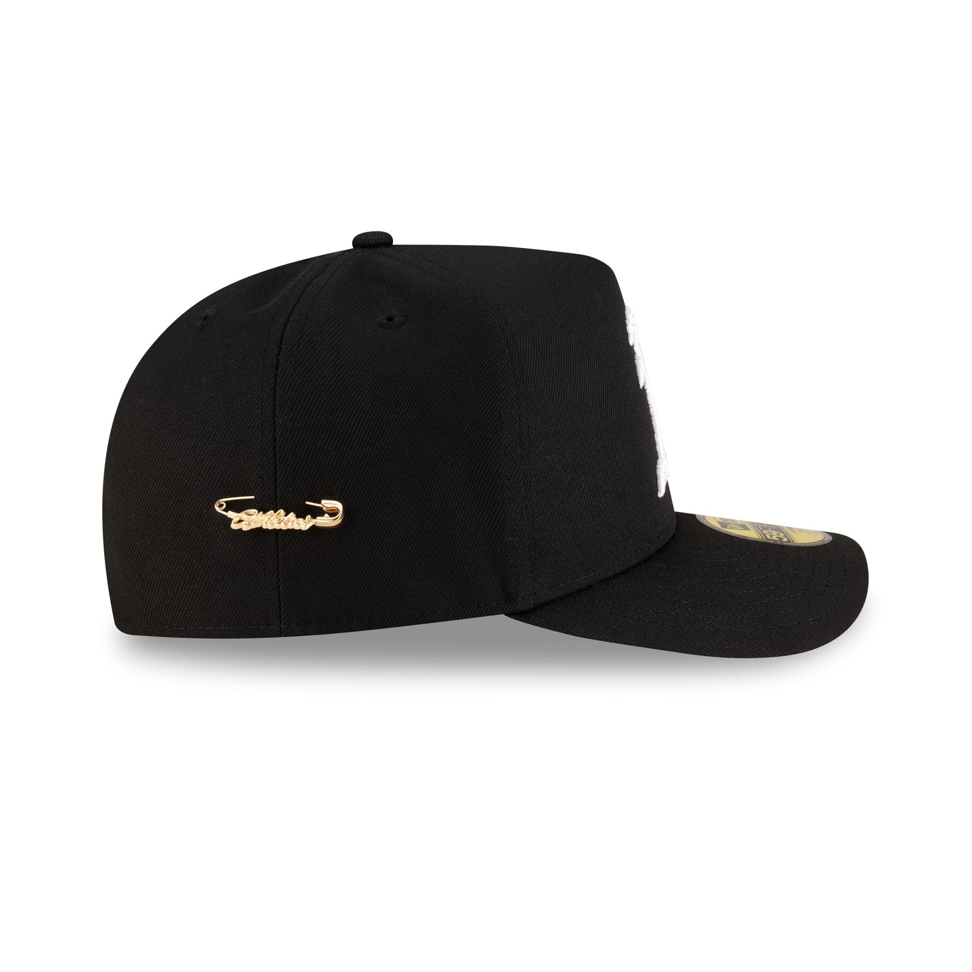 Athletics Black Script Safety Pin 59FIFTY A-Frame Fitted Hat - Image 4