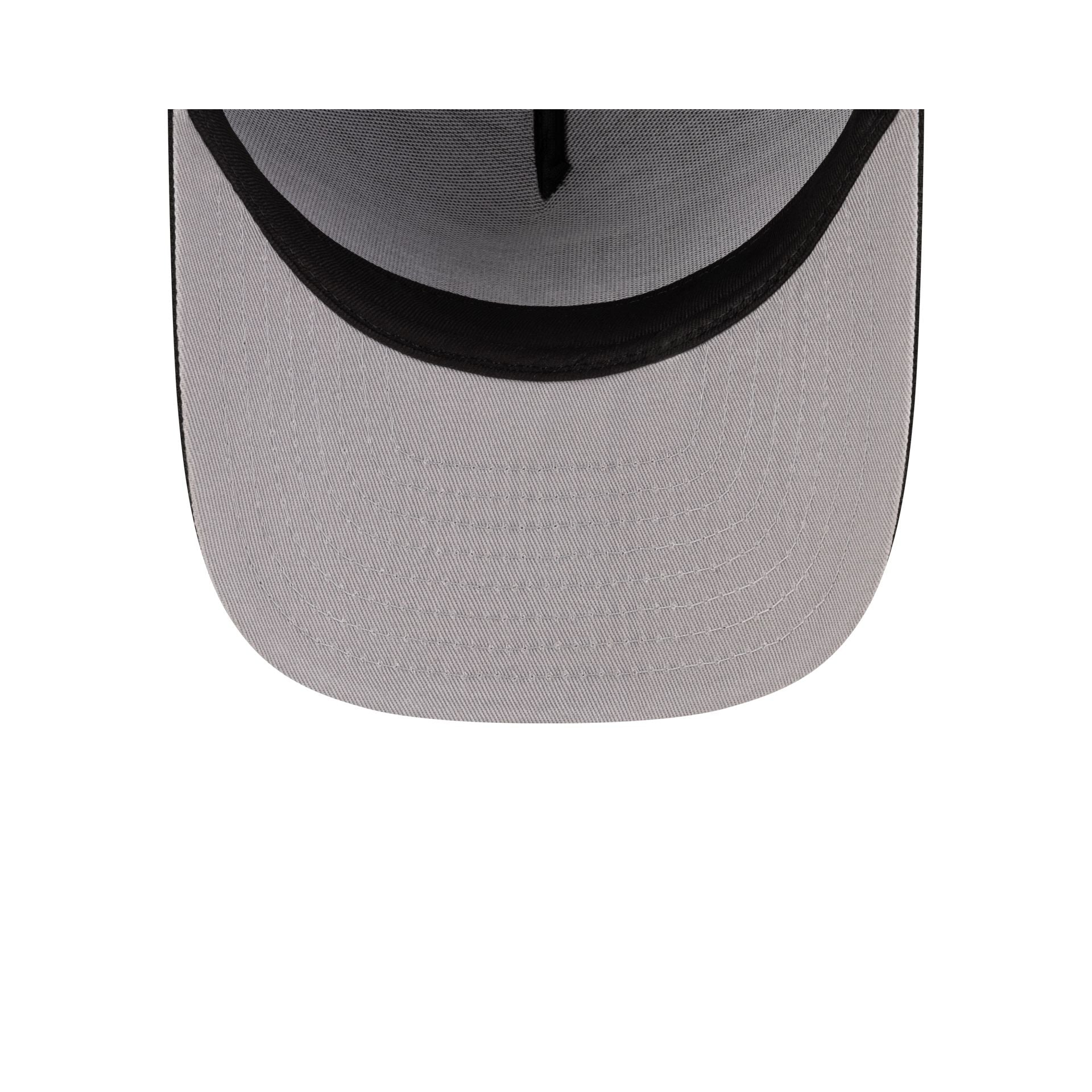 Atlanta Braves Black Script Safety Pin 59FIFTY A-Frame Fitted Hat - Image 7