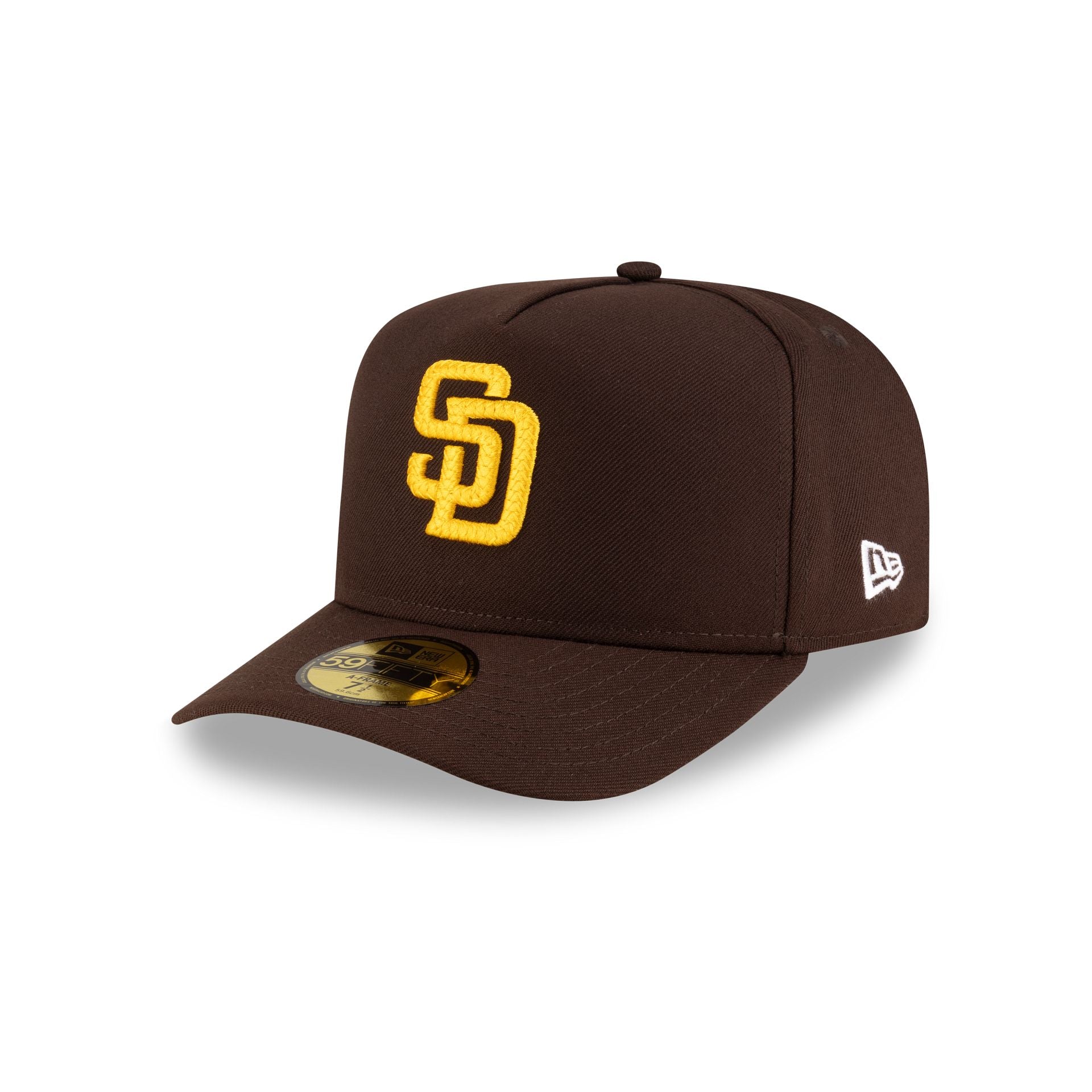 San Diego Padres Script Safety Pin 59FIFTY A-Frame Fitted Hat - Image 3