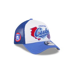 Chicago Cubs State Flower 9FORTY A-Frame Trucker Hat