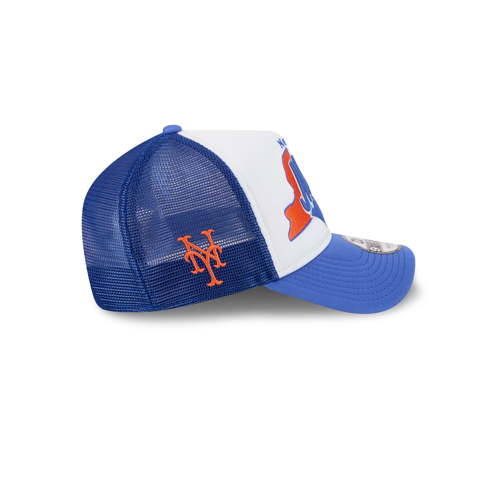 New York Mets State Flower 9FORTY A-Frame Trucker Hat - Image 4