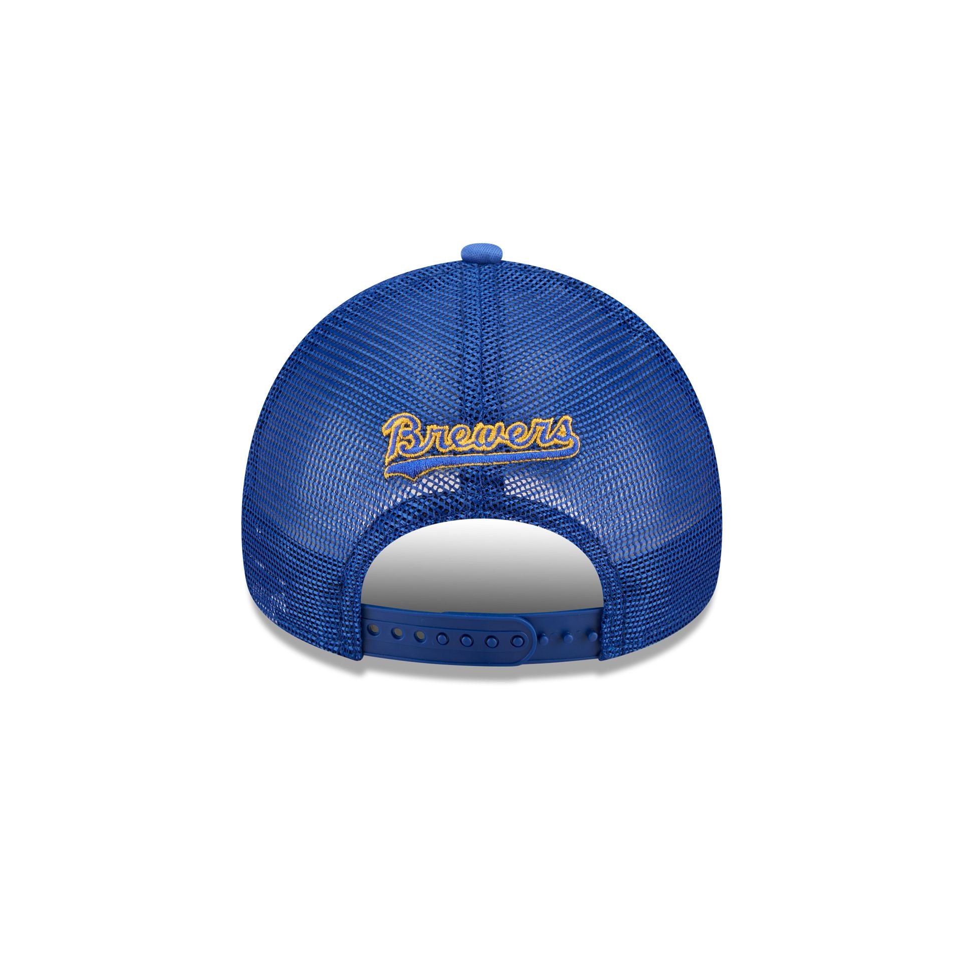 Milwaukee Brewers State Flower 9FORTY A-Frame Trucker Hat - Image 6