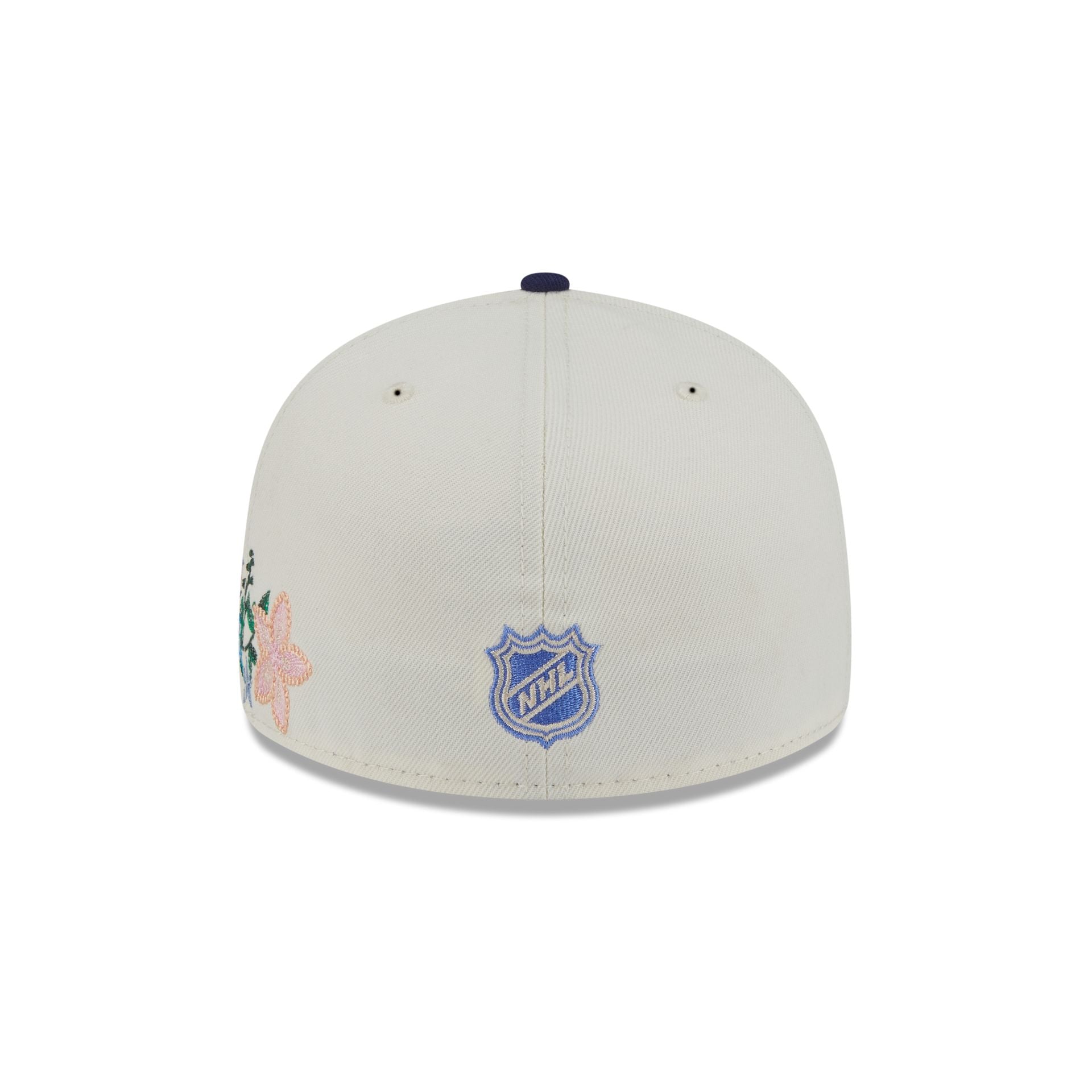Montreal Canadiens Tonal Florals White 59FIFTY Fitted Hat - Image 6