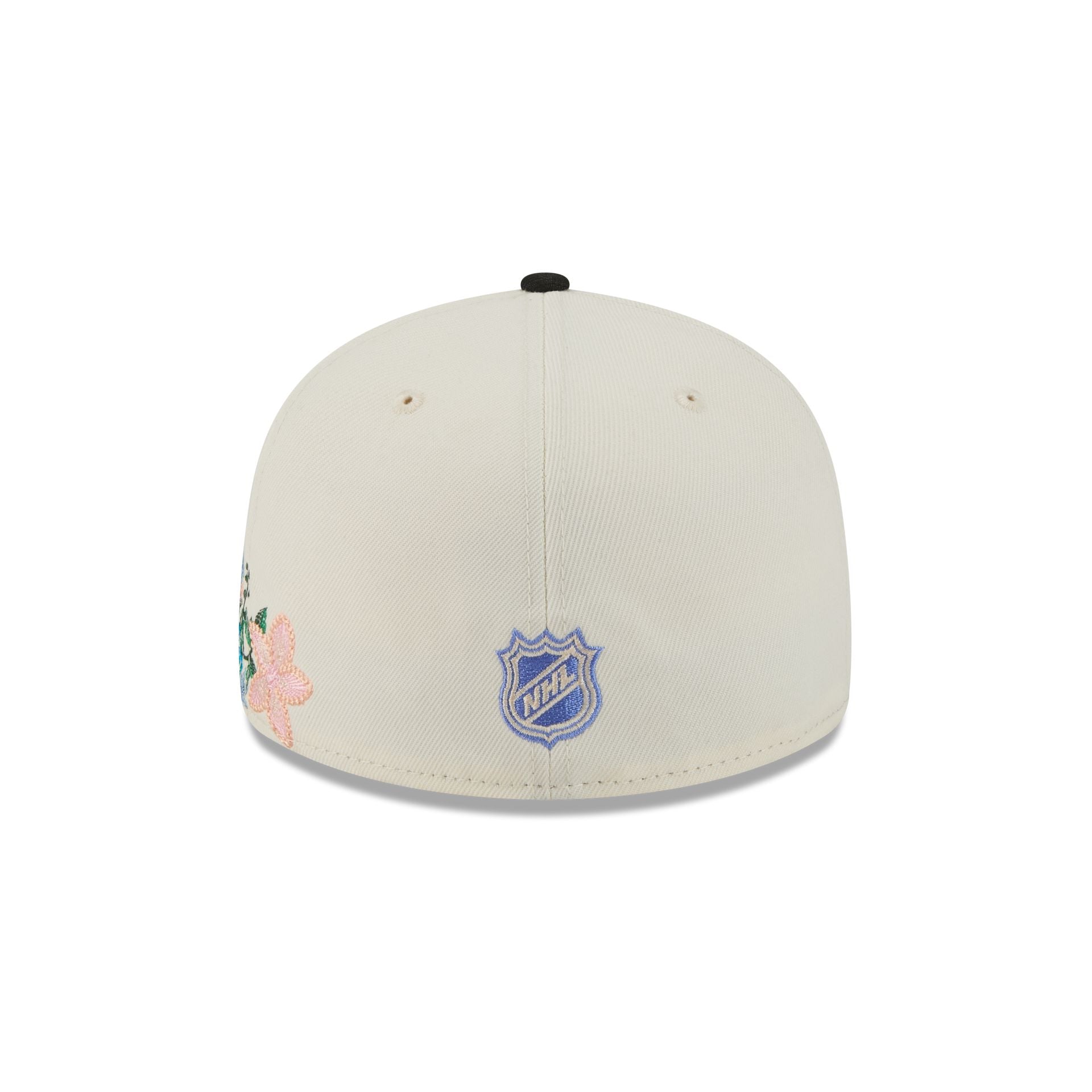 Boston Bruins Tonal Florals White 59FIFTY Fitted Hat - Image 6