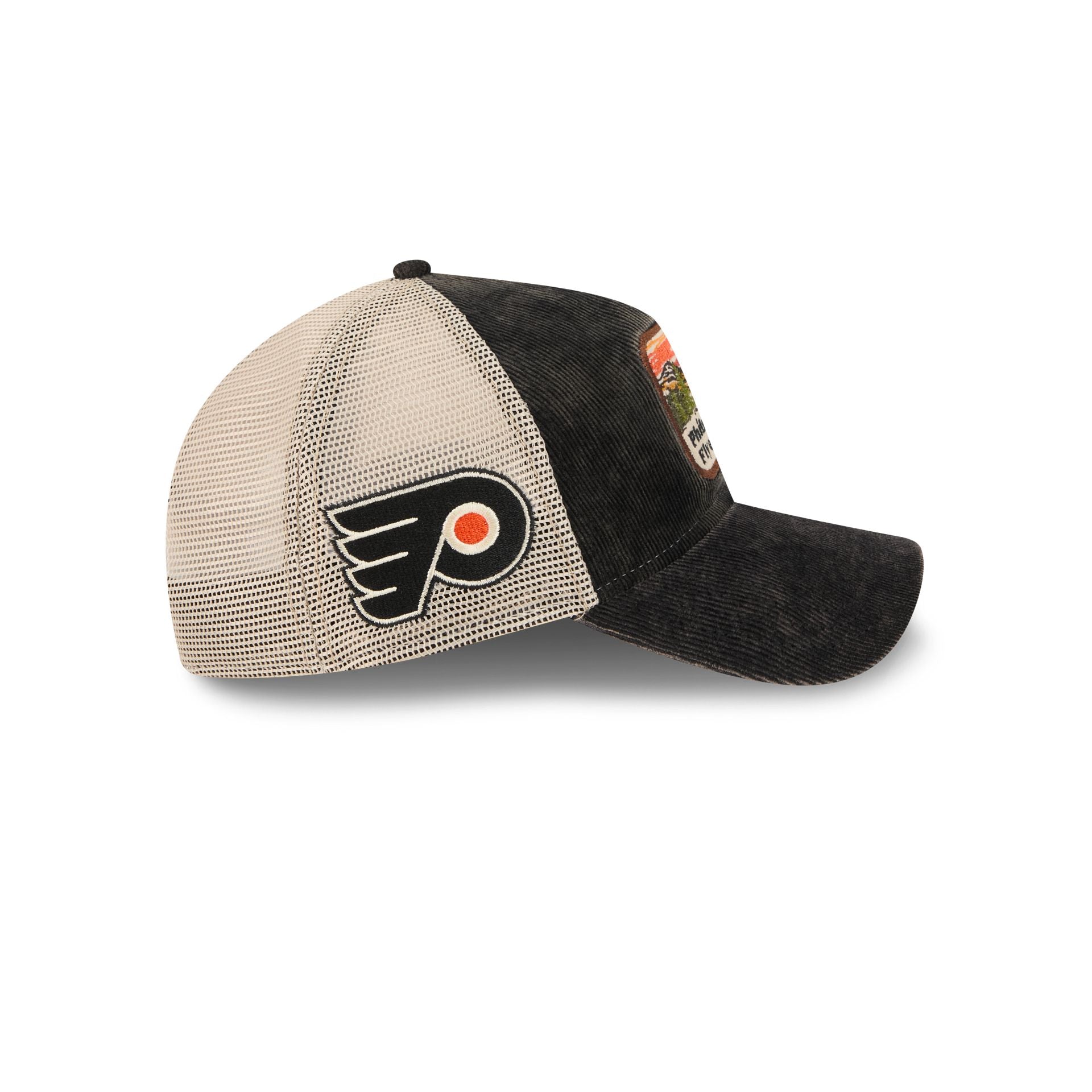 Philadelphia Flyers Vintage Landscape 9TWENTY A-Frame Trucker Hat - Image 4