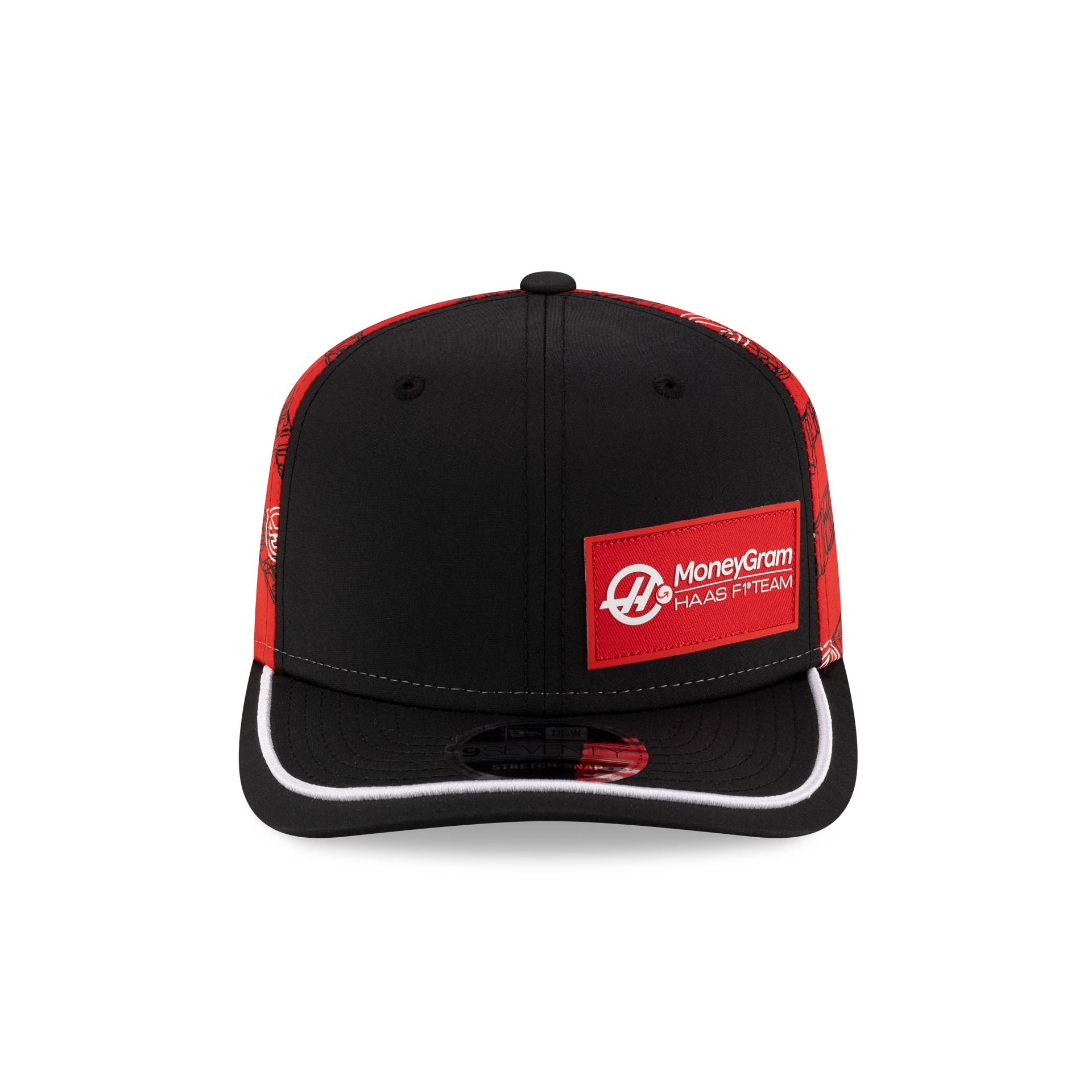 2025 Japan Race Special MoneyGram Haas F1 Team 9SEVENTY Stretch-Snap Hat - Image 2