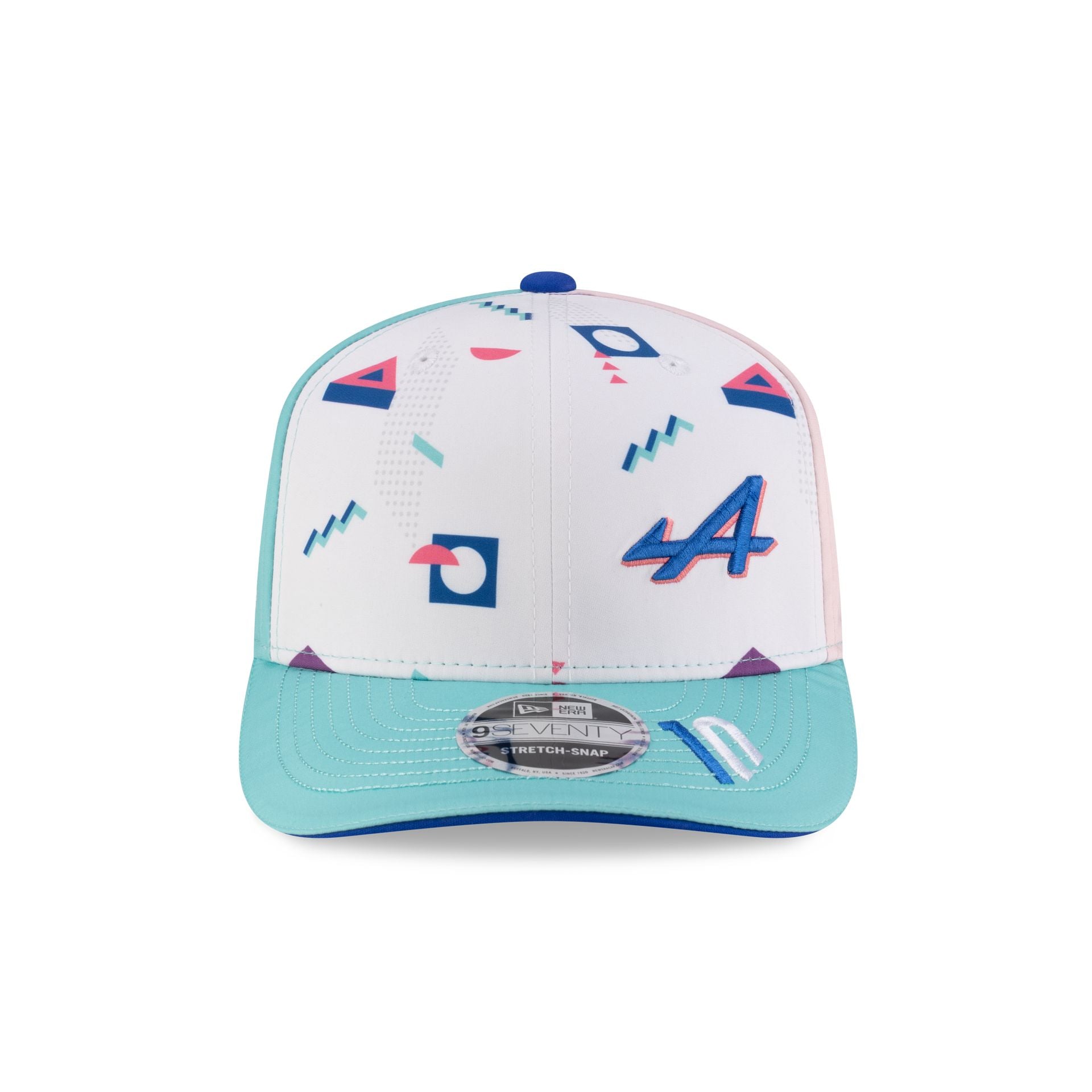2025 Miami Race Special BWT Alpine F1 Team Pierre Gasly 9SEVENTY Stretch-Snap Hat - Image 2