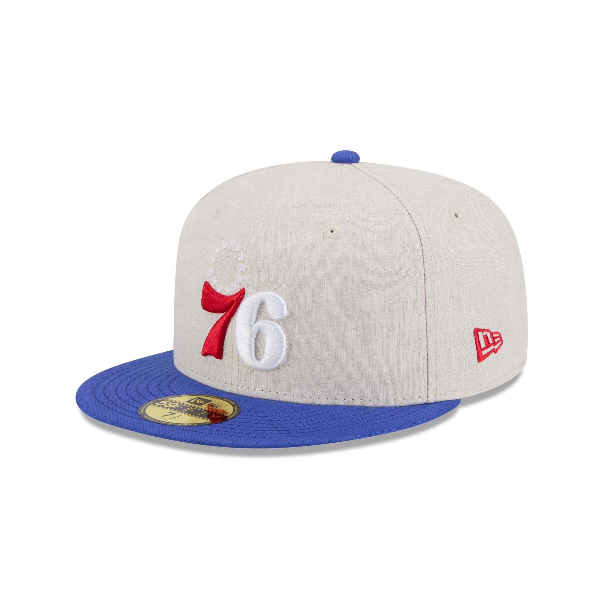 Philadelphia 76ers Linen 59FIFTY Fitted Hat - Image 3