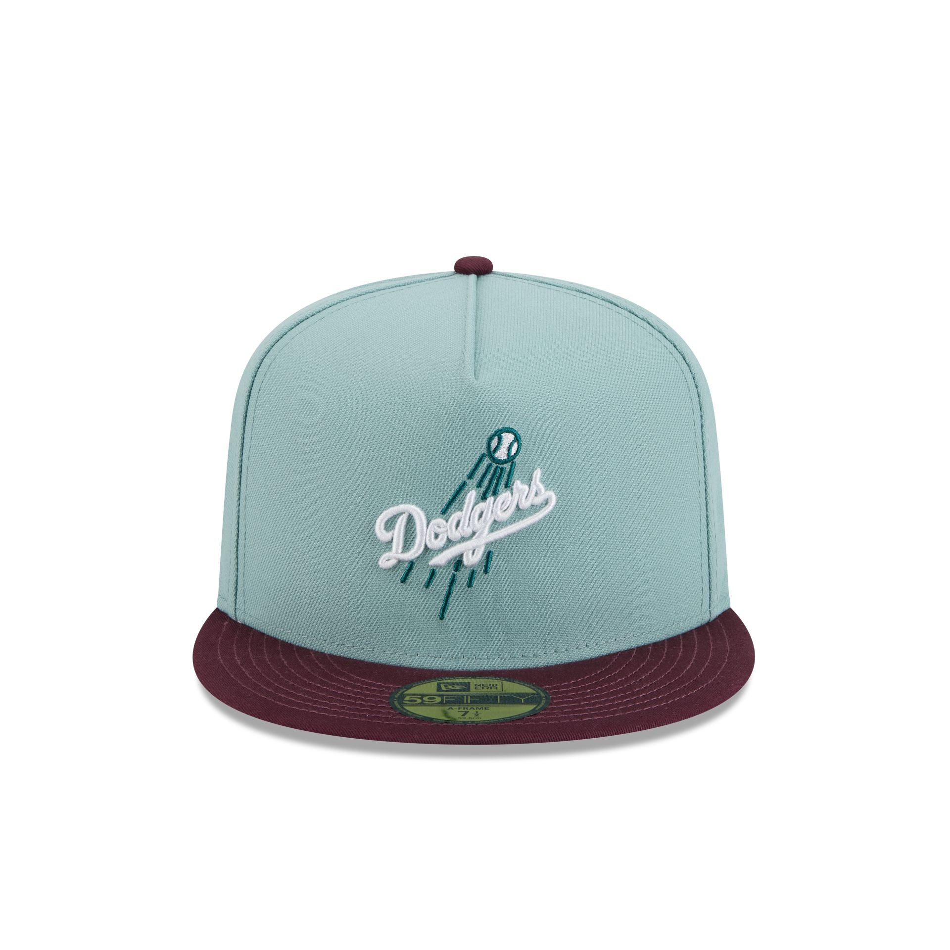 Los Angeles Dodgers Beach Kiss Blue 59FIFTY A-Frame Fitted Hat - Image 2