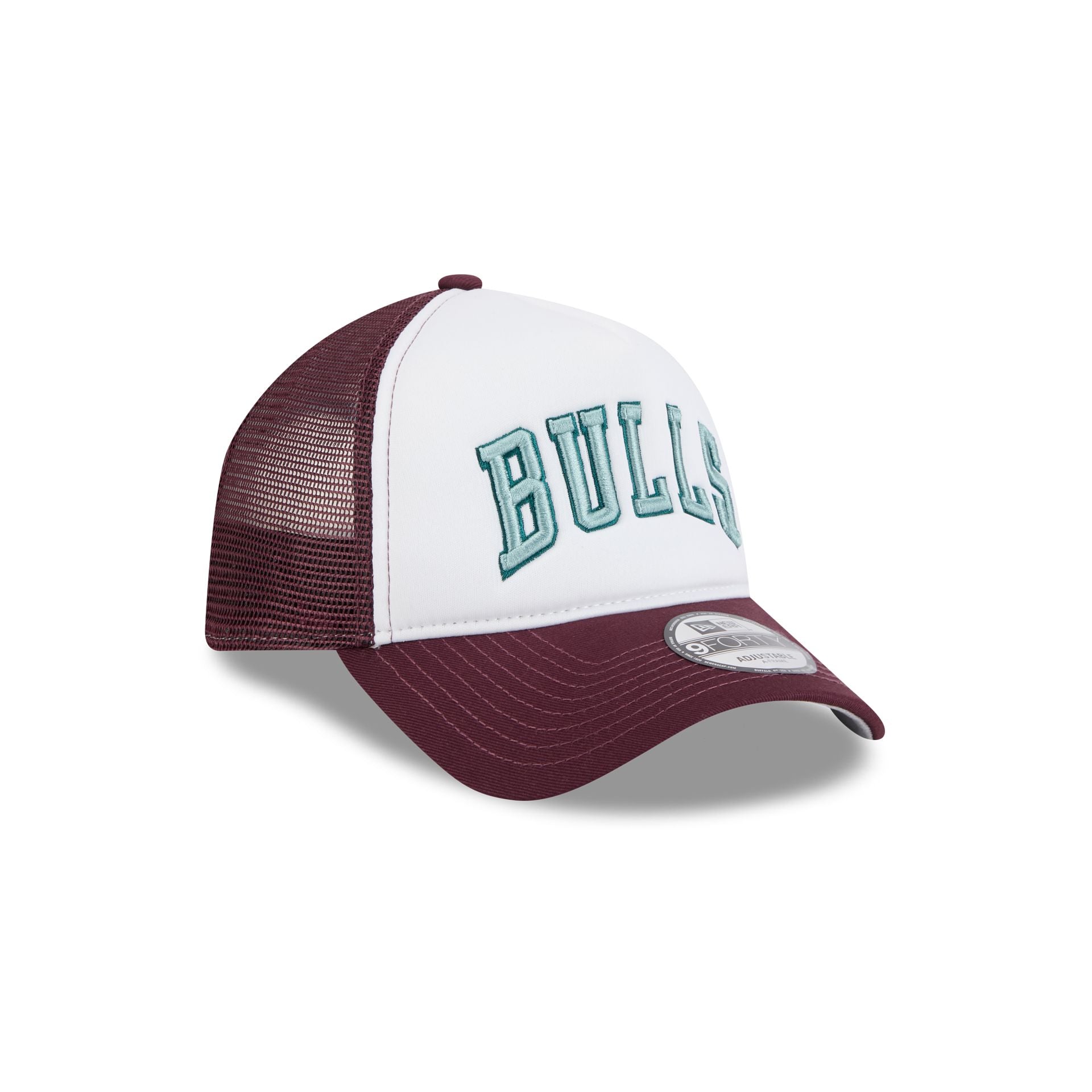 Chicago Bulls Optic White 9FORTY A-Frame Snapback Hat - Image 3