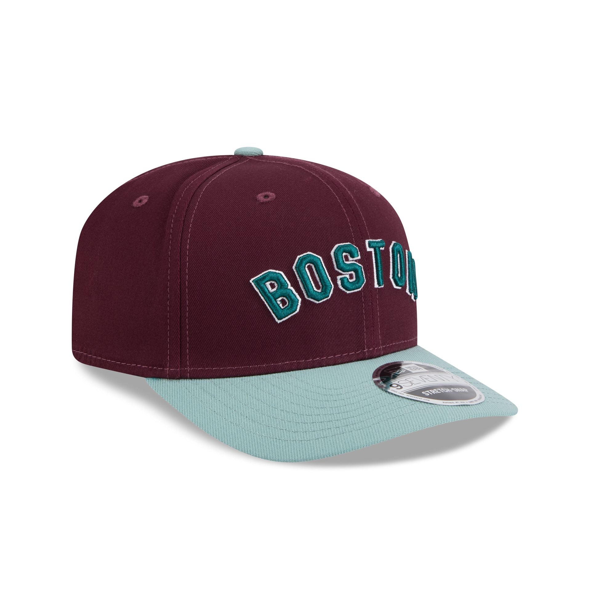 Boston Red Sox Maroon 9SEVENTY Stretch-Snap Hat - Image 3