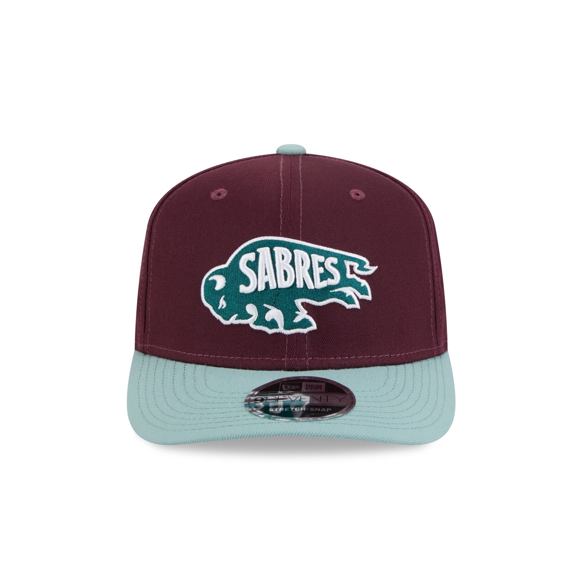 Buffalo Sabres Maroon 9SEVENTY Stretch-Snap Hat - Image 2