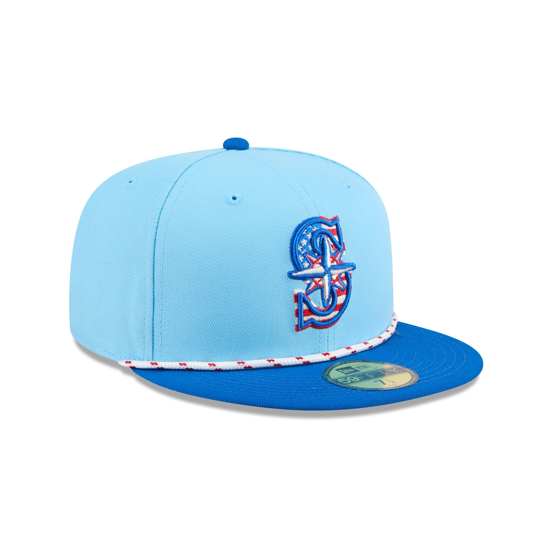 Seattle Mariners Independence Day 2025 59FIFTY Fitted Hat - Image 3