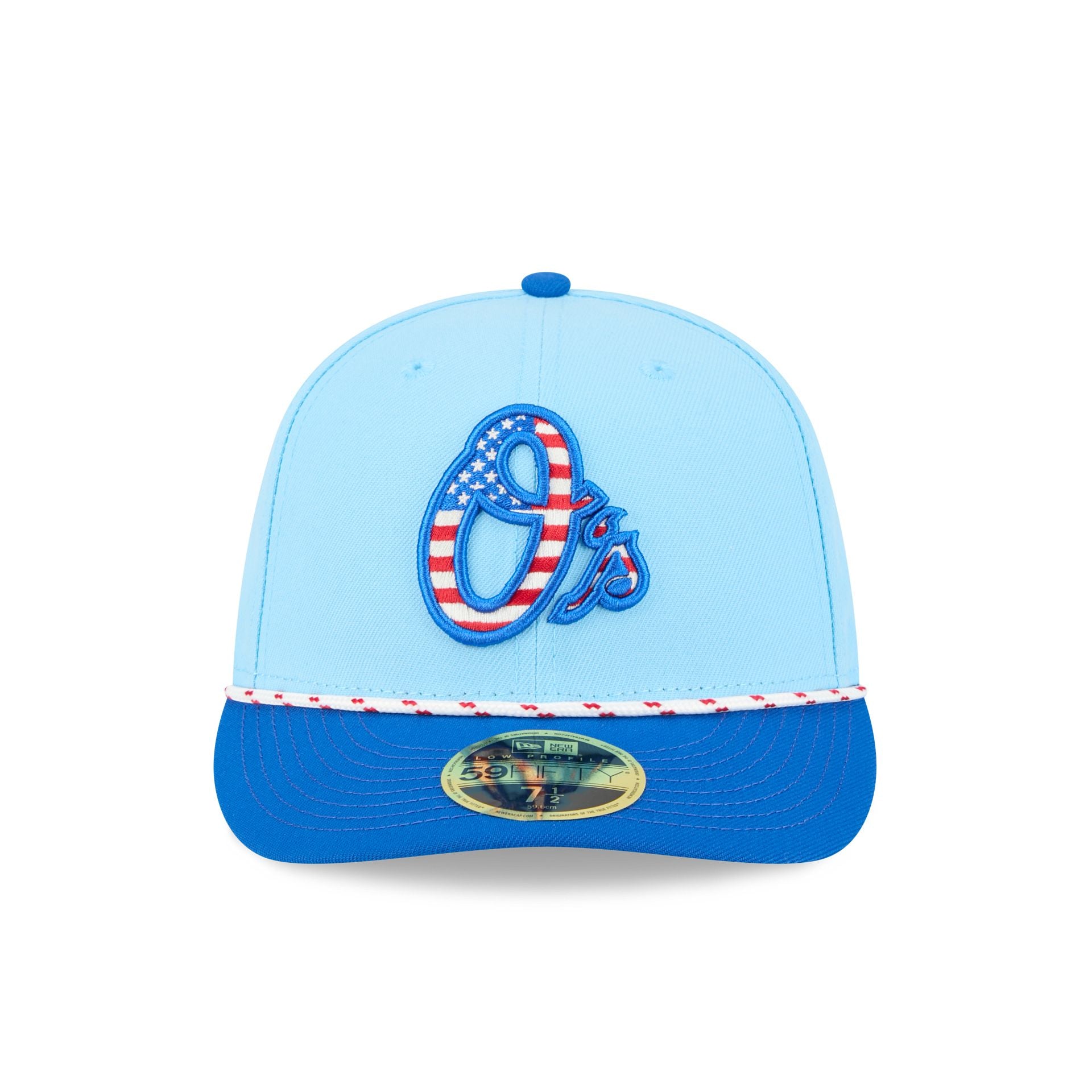 Baltimore Orioles Independence Day 2025 Low Profile 59FIFTY Fitted Hat - Image 2