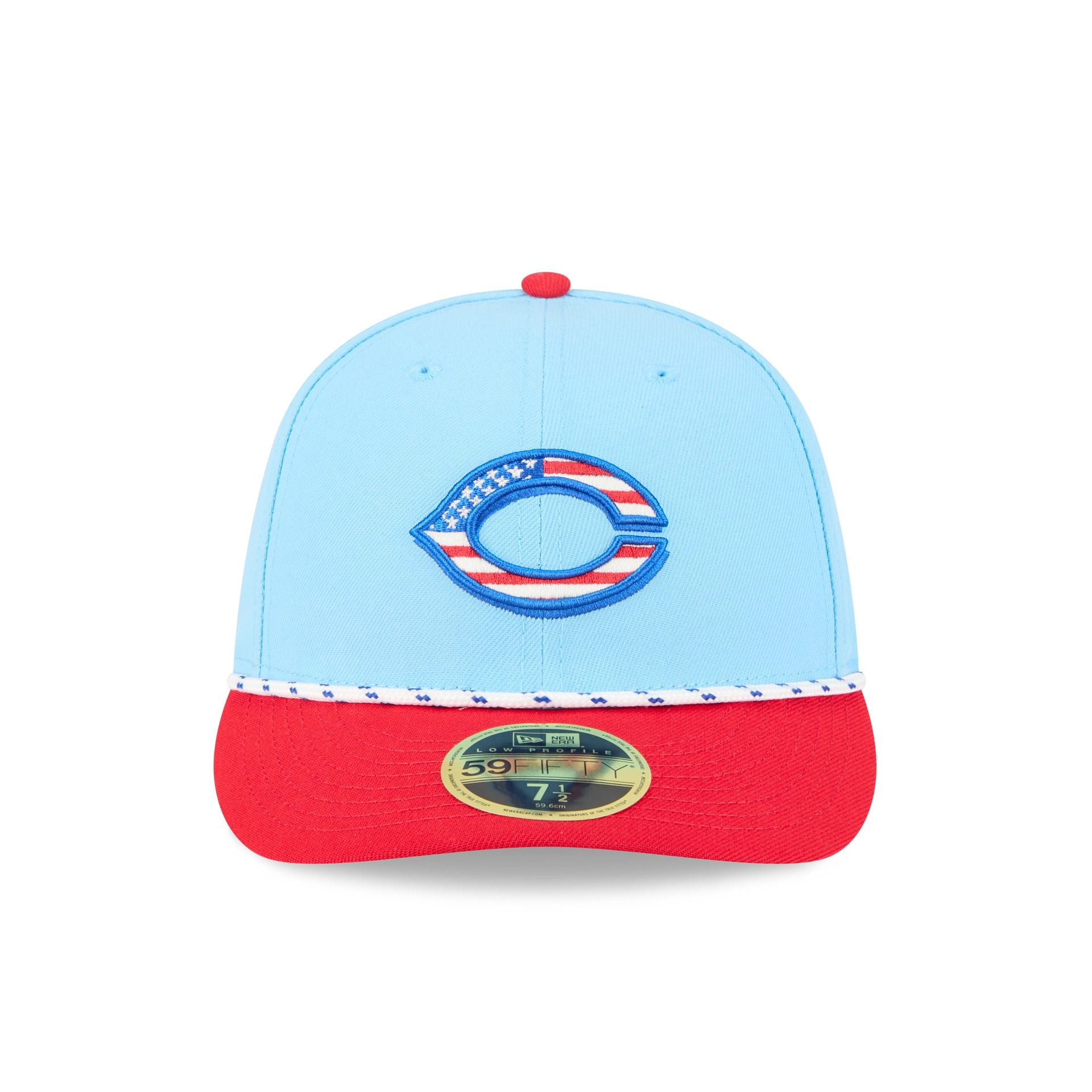 Cincinnati Reds Independence Day 2025 Low Profile 59FIFTY Fitted Hat - Image 2
