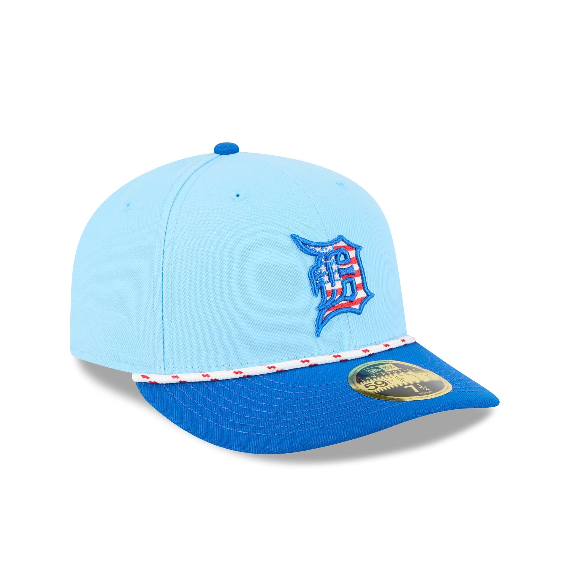 Detroit Tigers Independence Day 2025 Low Profile 59FIFTY Fitted Hat - Image 3