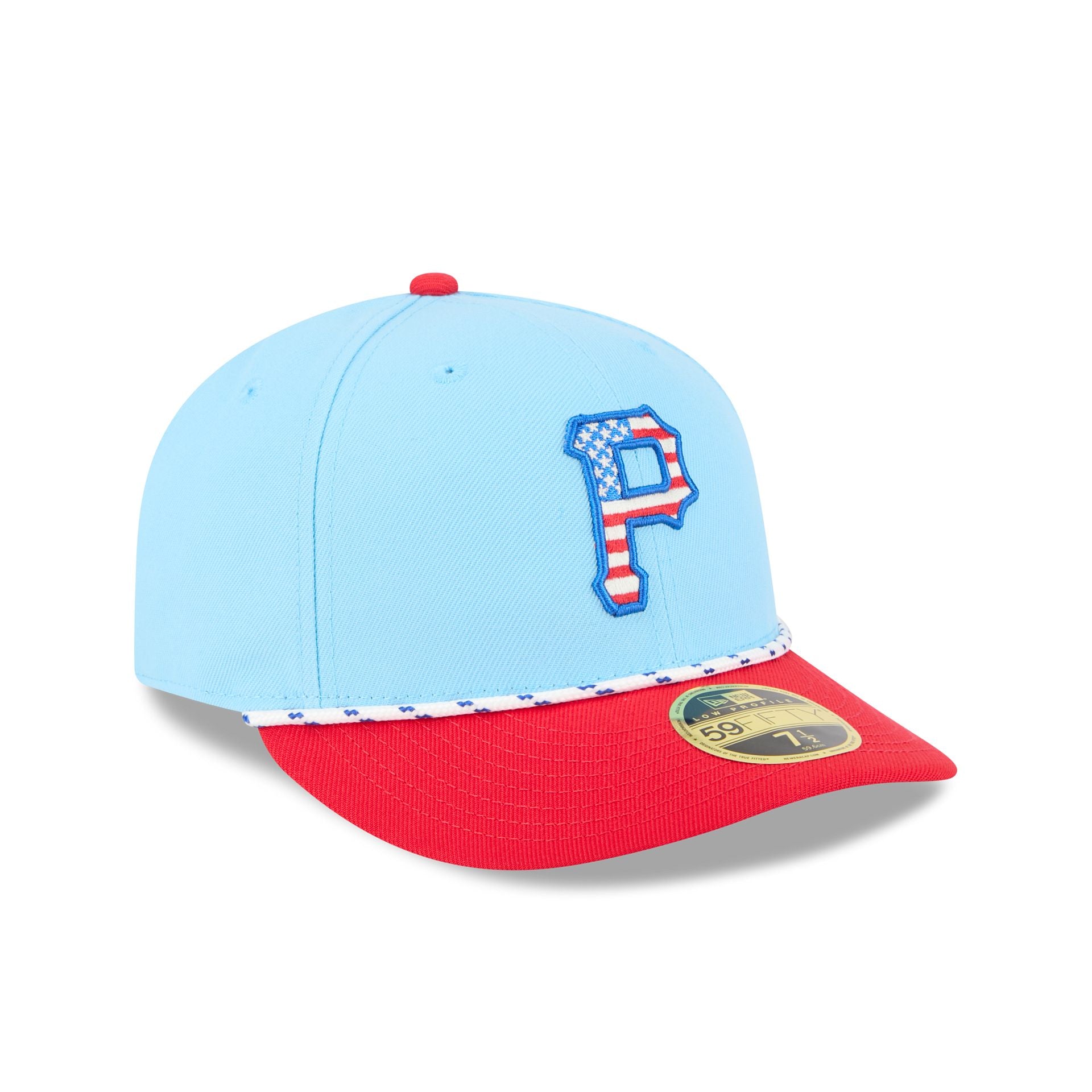 Pittsburgh Pirates Independence Day 2025 Low Profile 59FIFTY Fitted Hat - Image 3