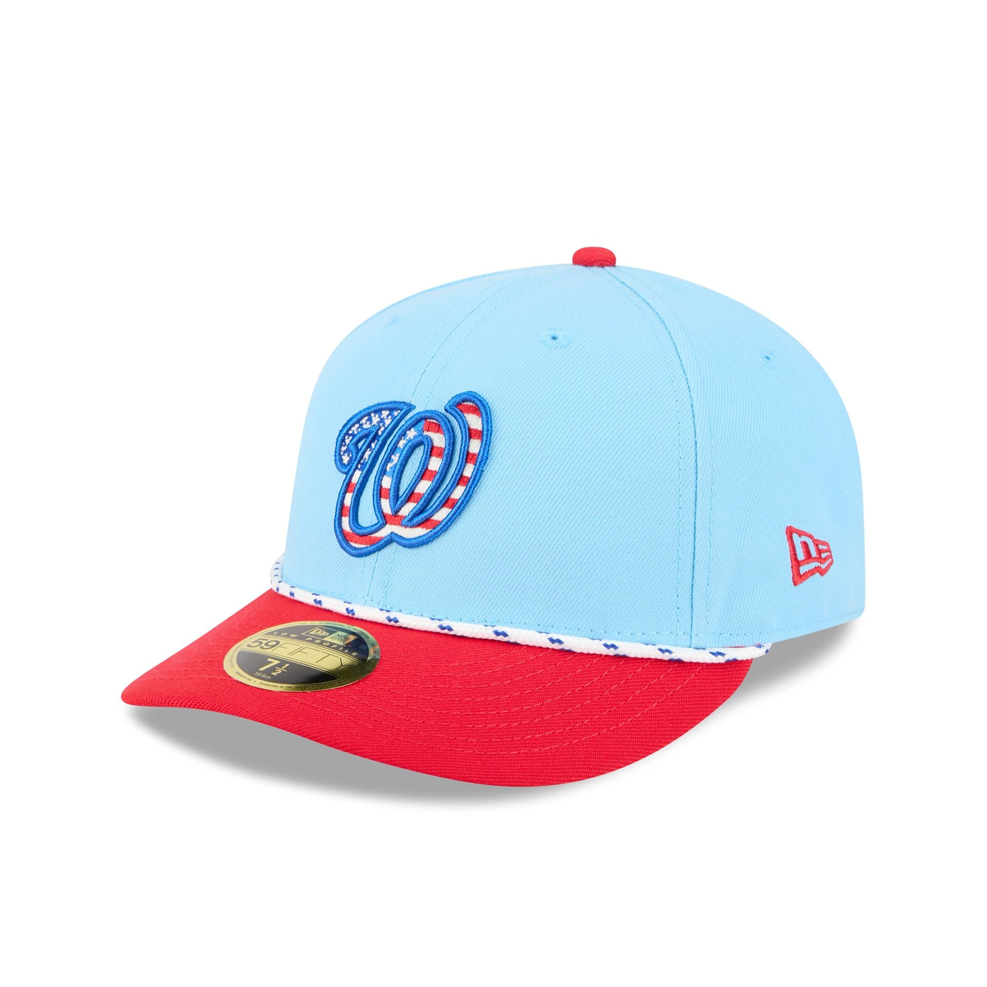 Washington Nationals Independence Day 2025 Low Profile 59FIFTY Fitted Hat