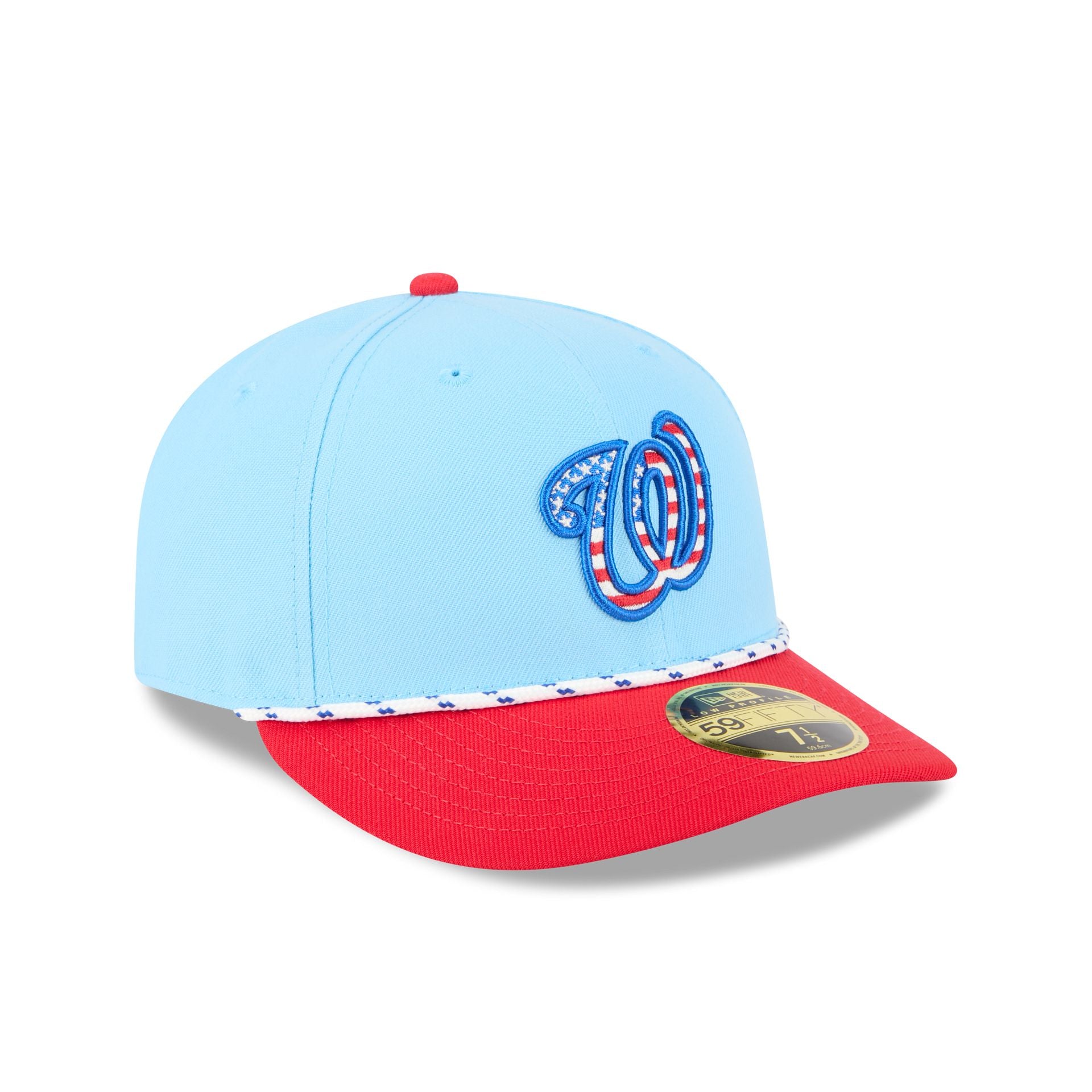 Washington Nationals Independence Day 2025 Low Profile 59FIFTY Fitted Hat - Image 3