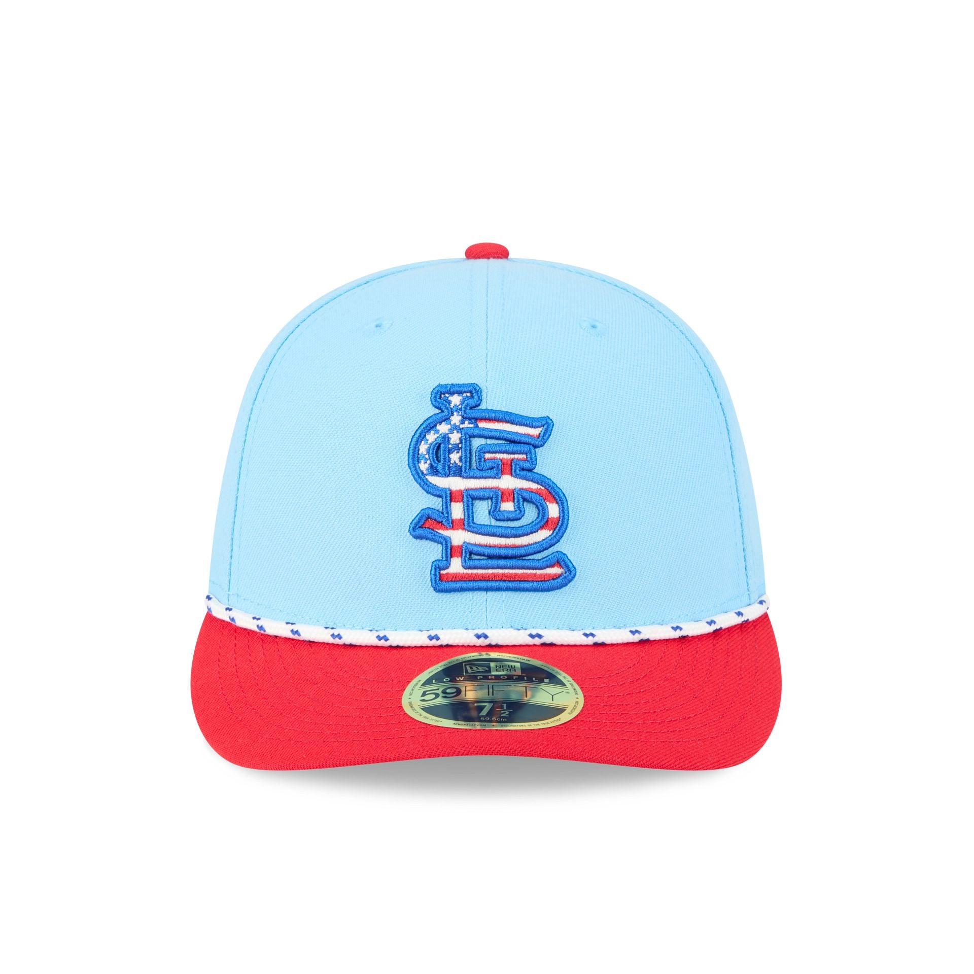 St. Louis Cardinals Independence Day 2025 Low Profile 59FIFTY Fitted Hat - Image 2