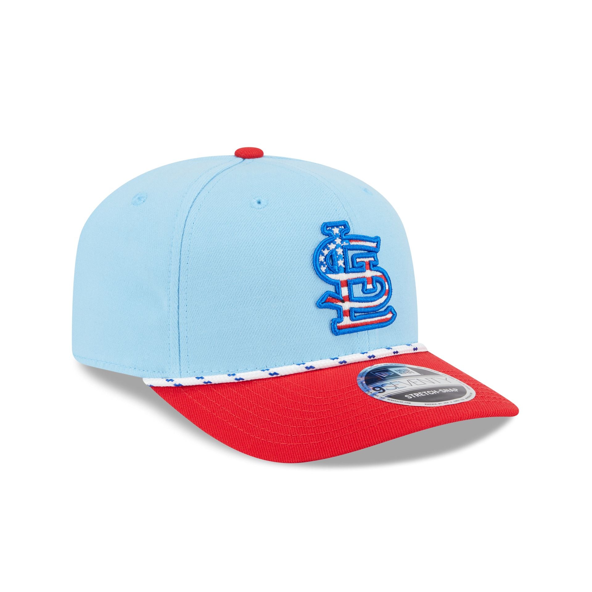 St. Louis Cardinals Independence Day 2025 9SEVENTY Stretch-Snap Hat - Image 3