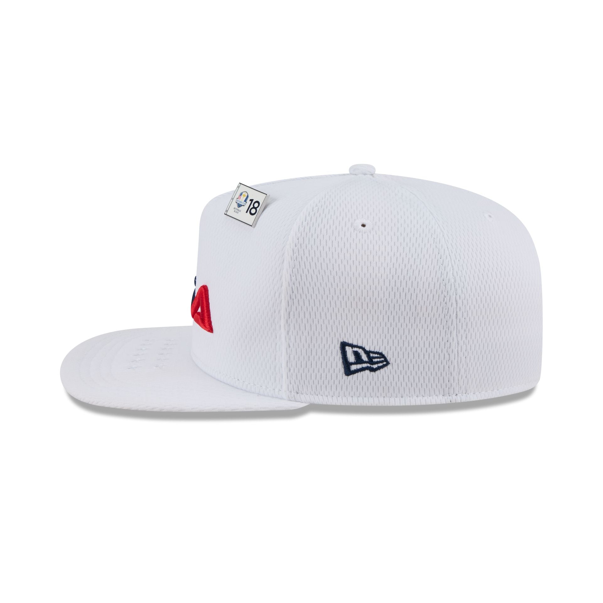 2025 Ryder Cup Team USA White 59FIFTY A-Frame Fitted Hat - Image 4