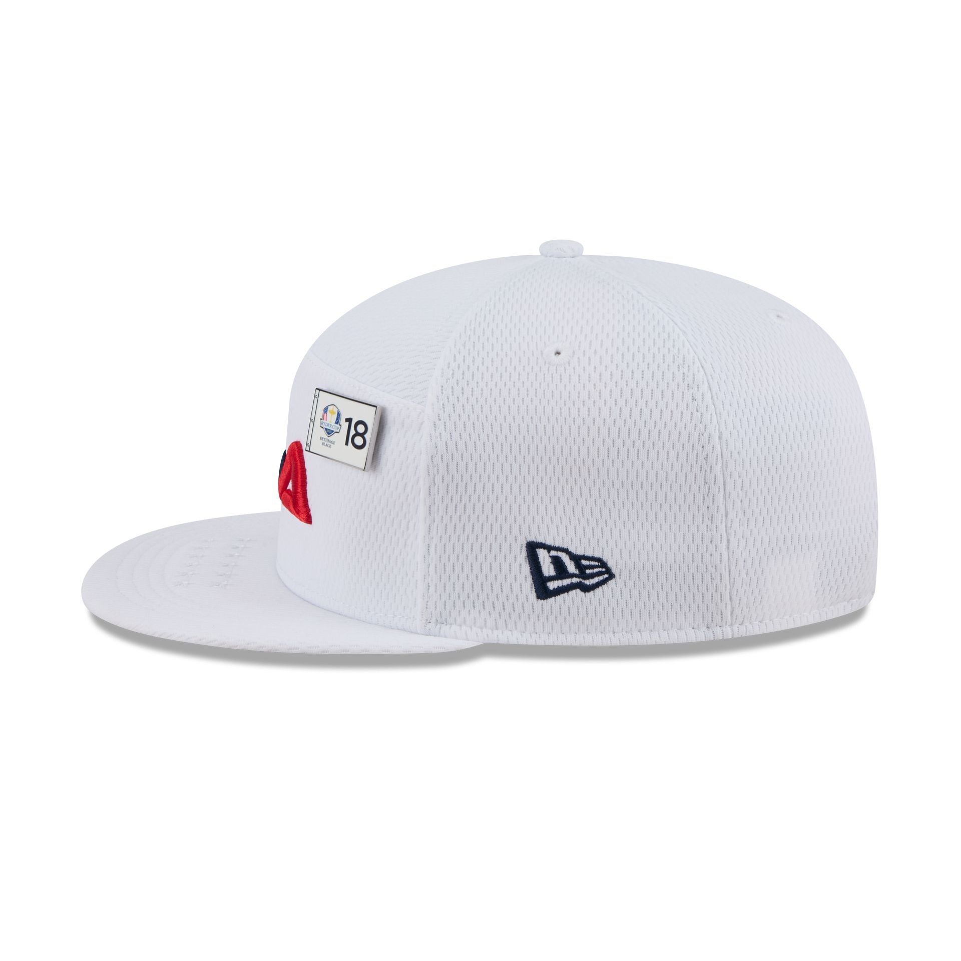 2025 Ryder Cup Team USA White Split Panel 9FIFTY Snapback Hat - Image 4