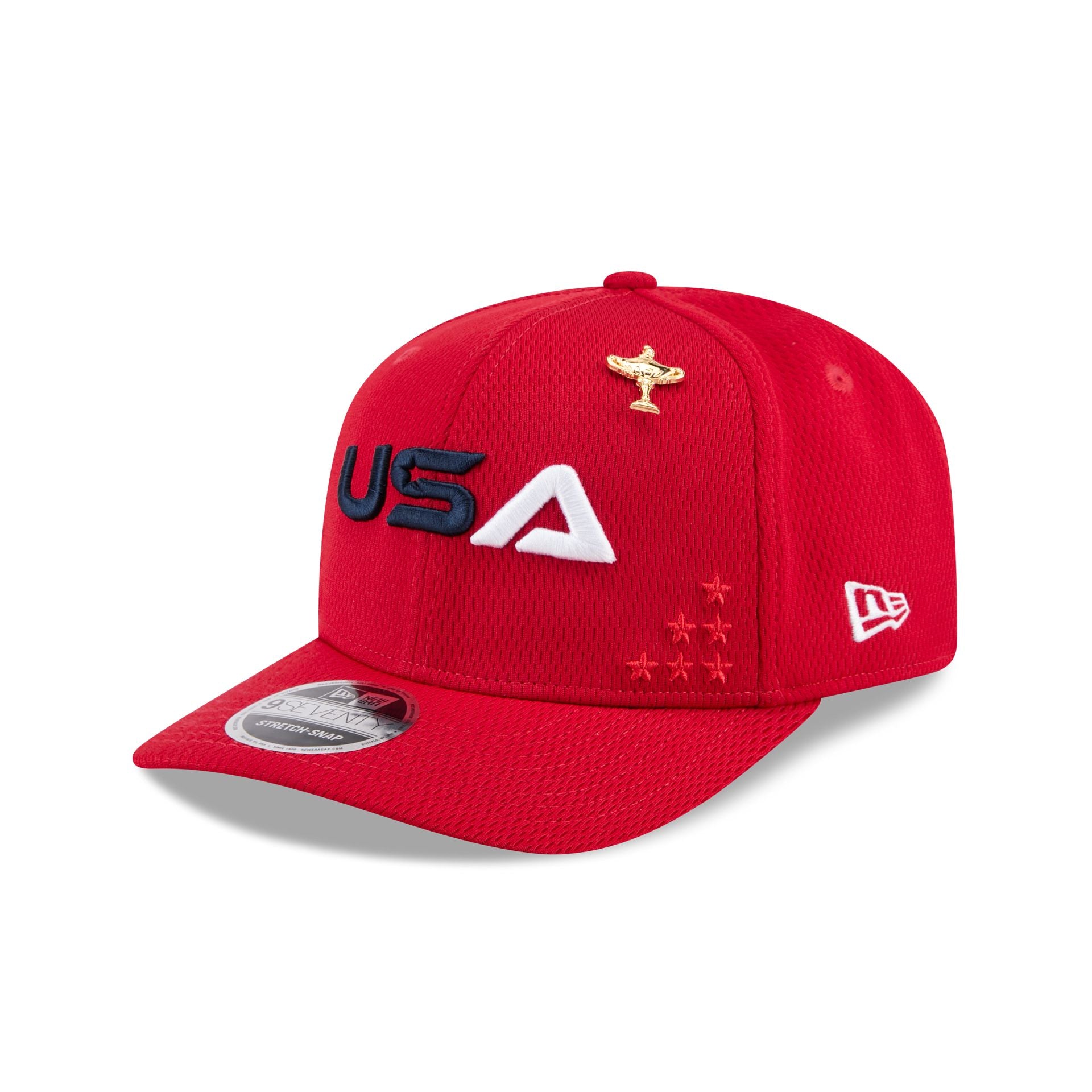 2025 Ryder Cup Team USA Red 9SEVENTY Stretch-Snap Hat
