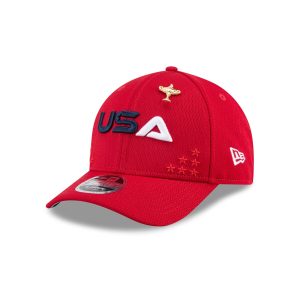 2025 Ryder Cup Team USA Red 9FORTY M-Crown Snapback Hat