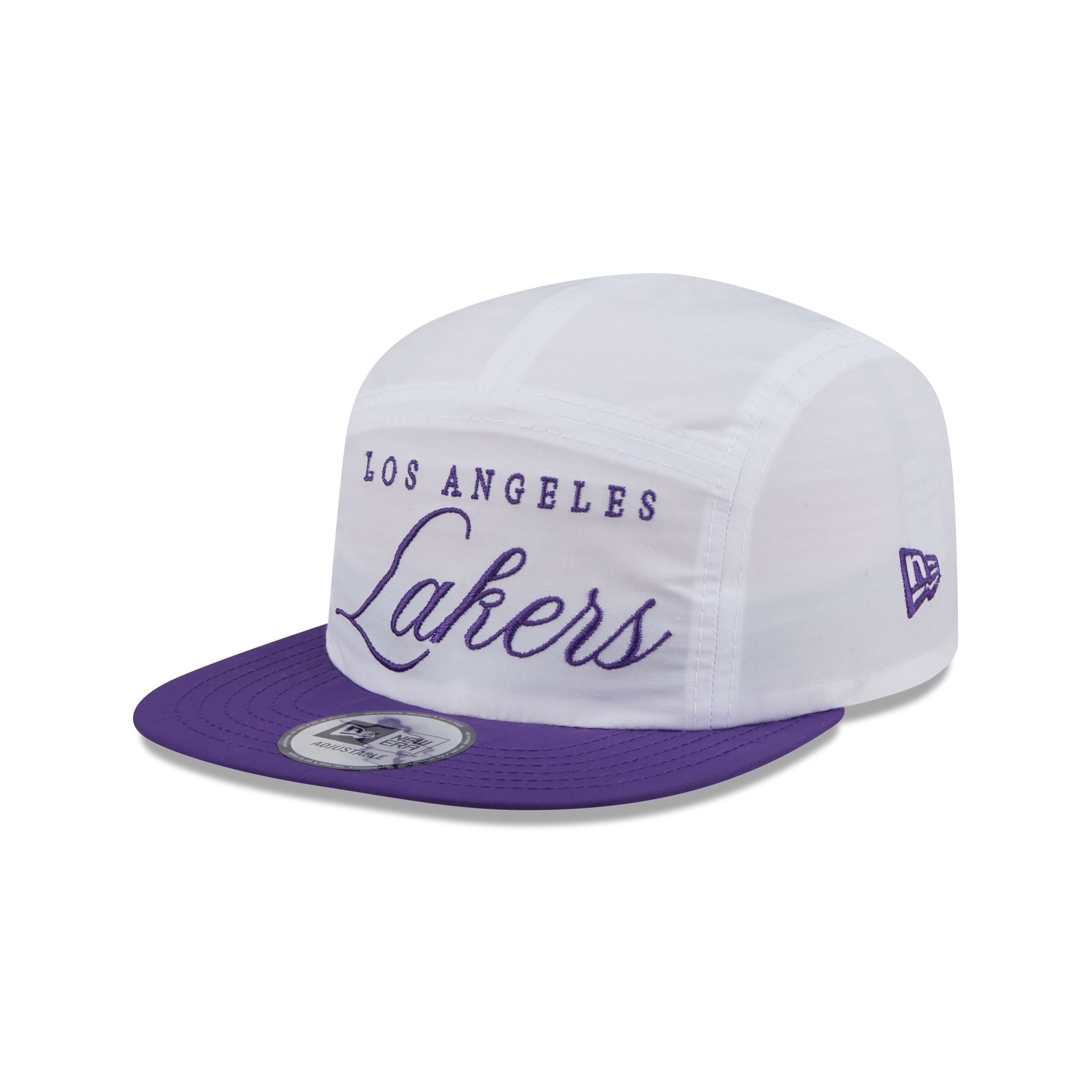 Los Angeles Lakers 2025 Draft Camper Strapback Hat - Image 3