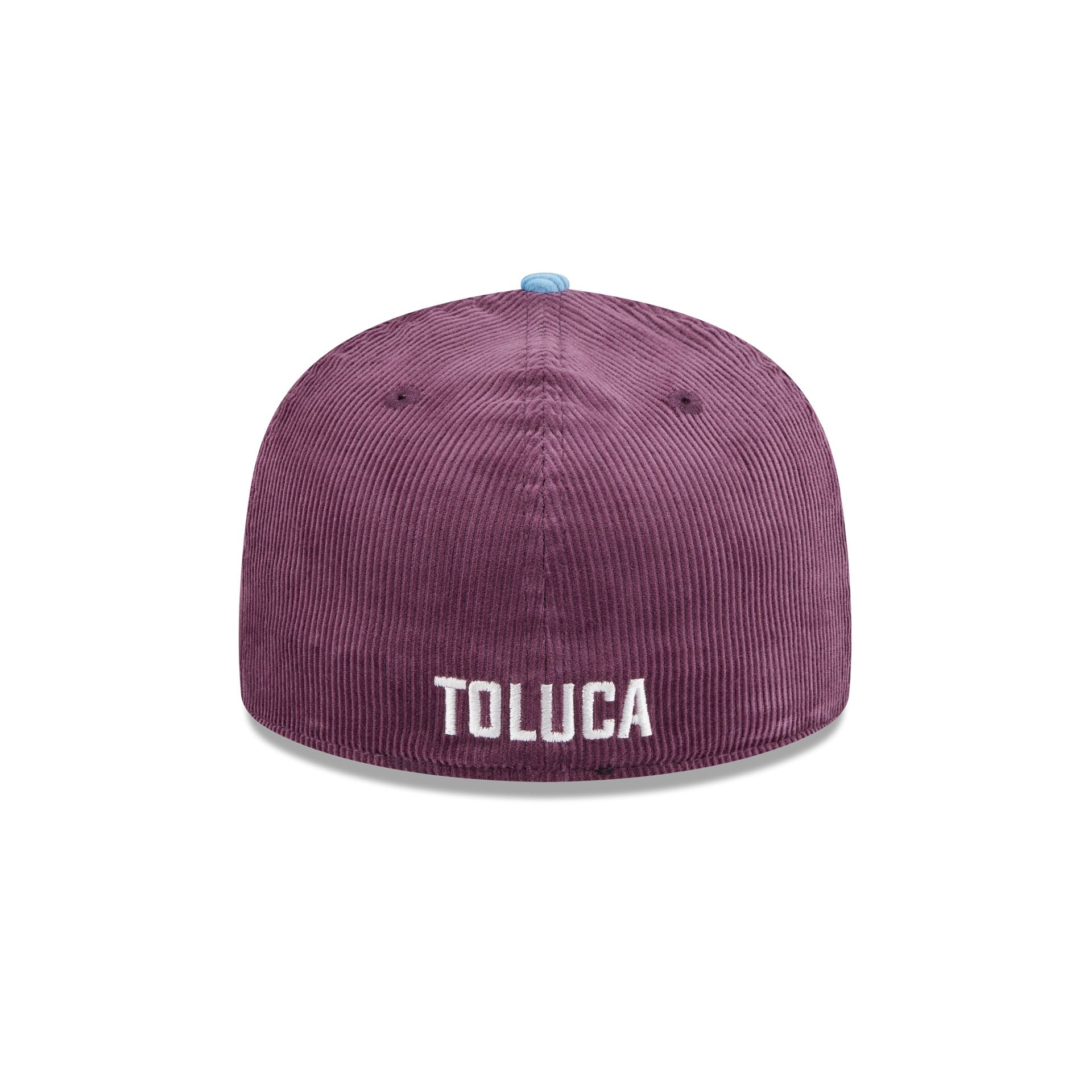 Deportivo Toluca FC Plum Corduroy 59FIFTY Fitted Hat - Image 6