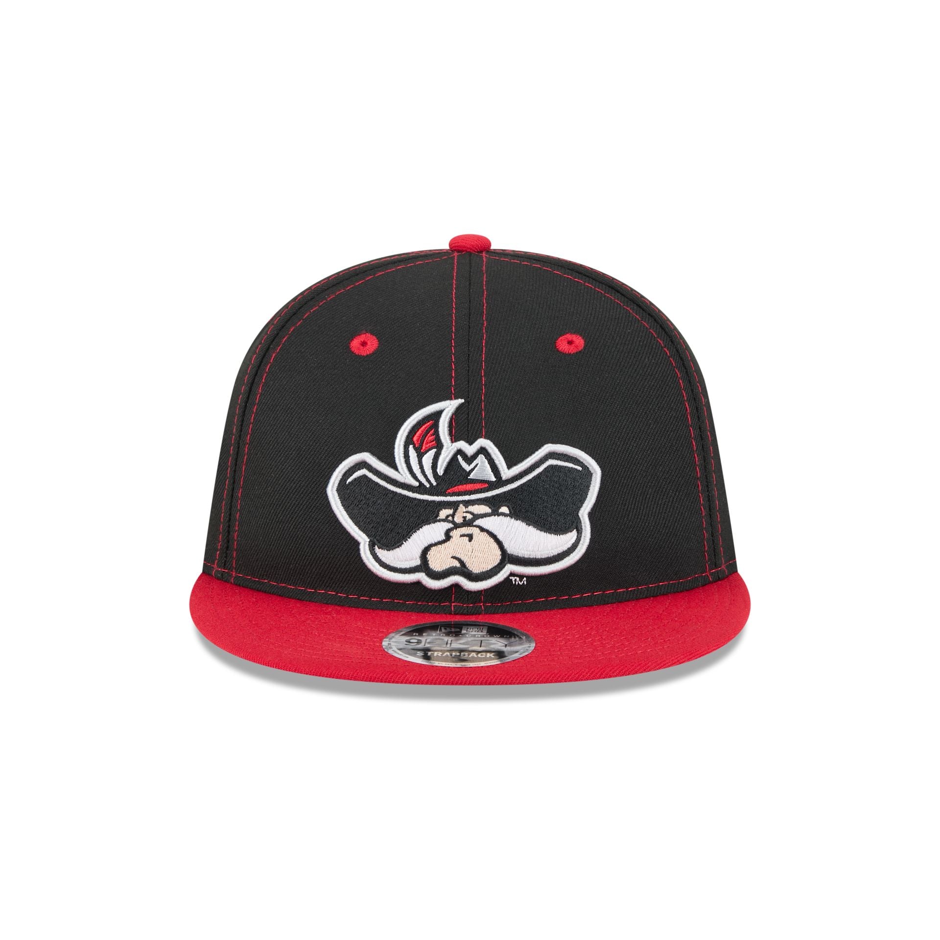 UNLV Runnin' Rebels Tournament Side Patch Retro Crown 9FIFTY Strapback Hat - Image 2