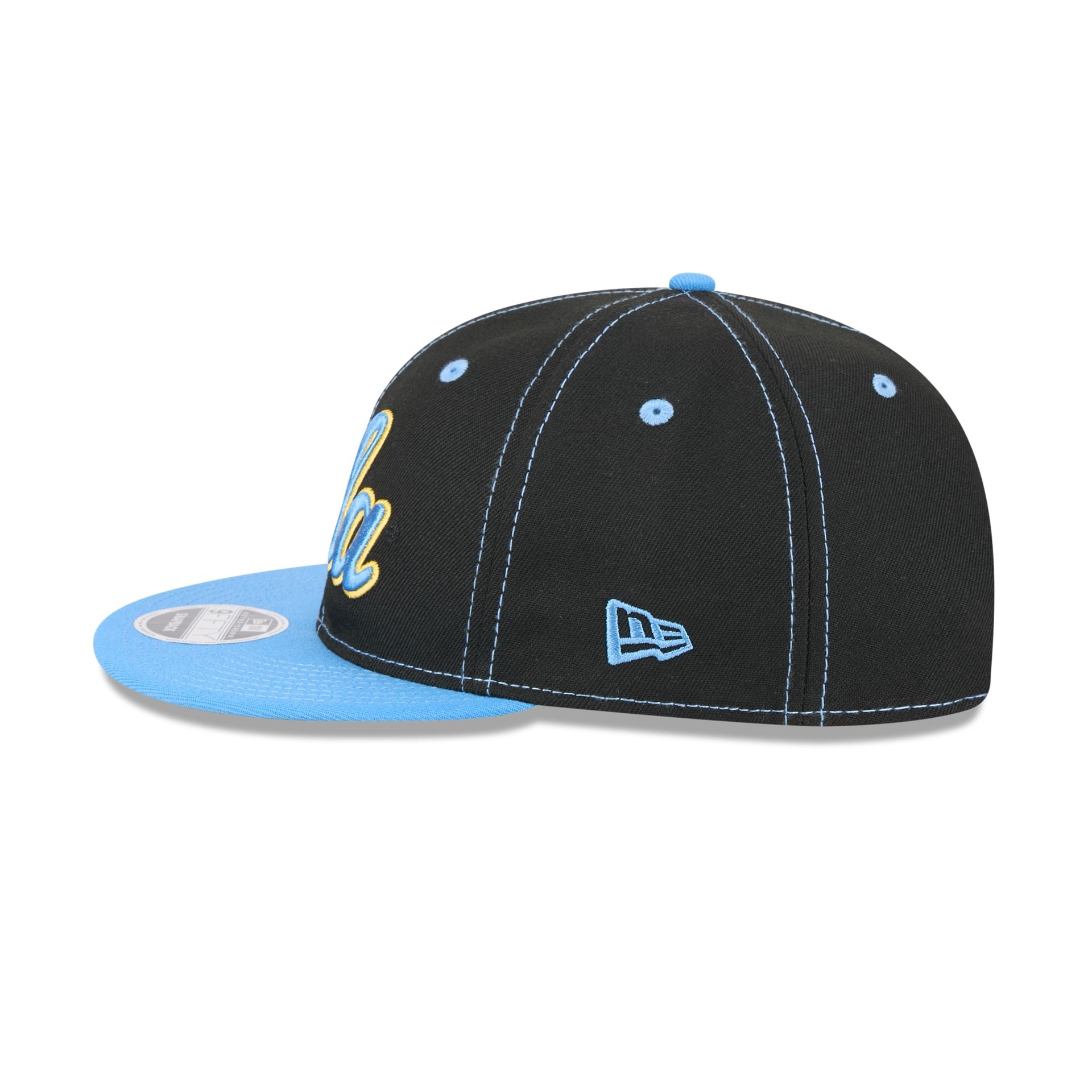 UCLA Bruins Tournament Side Patch Retro Crown 9FIFTY Strapback Hat - Image 5