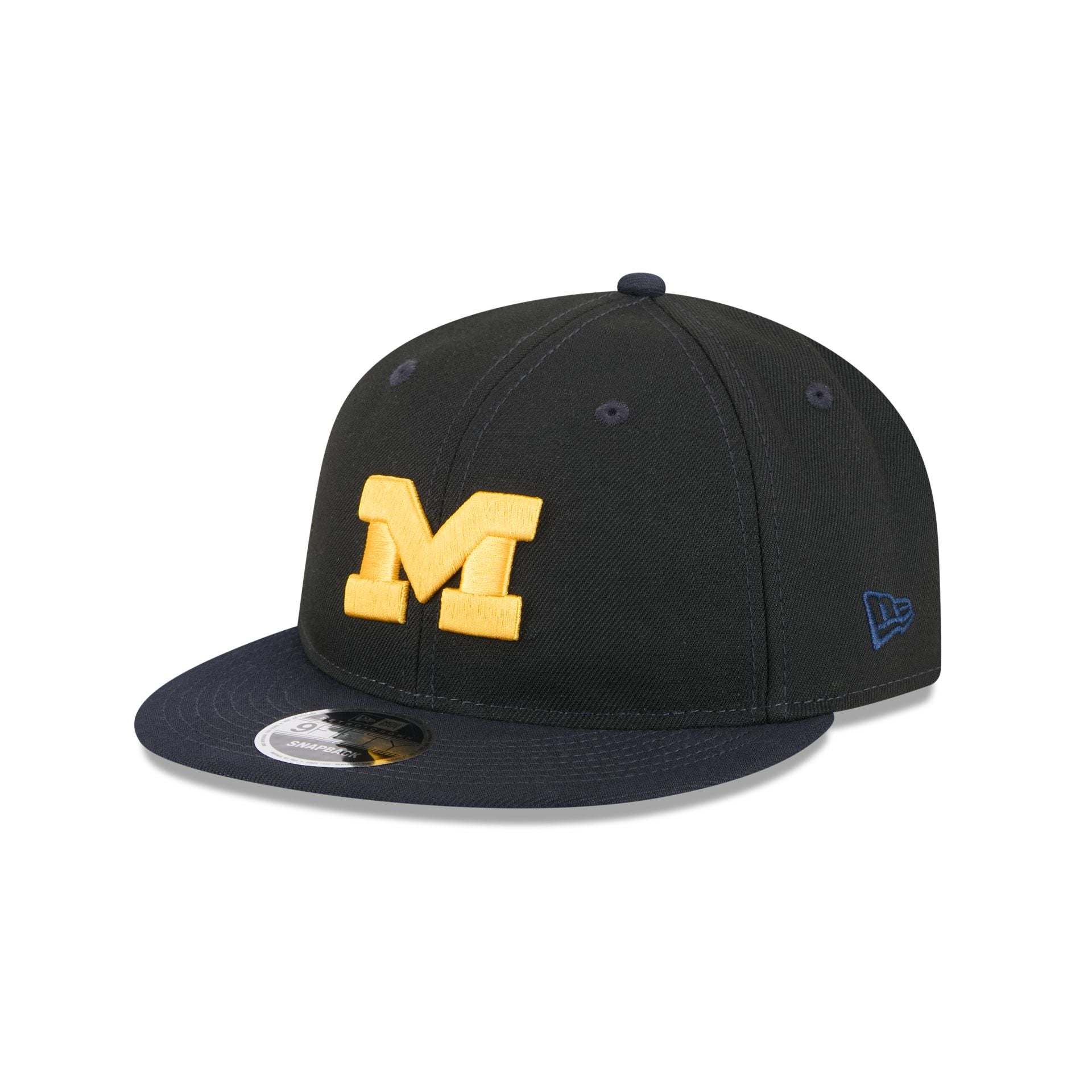 Michigan Wolverines Tournament Side Patch Retro Crown 9FIFTY Strapback Hat - Image 3