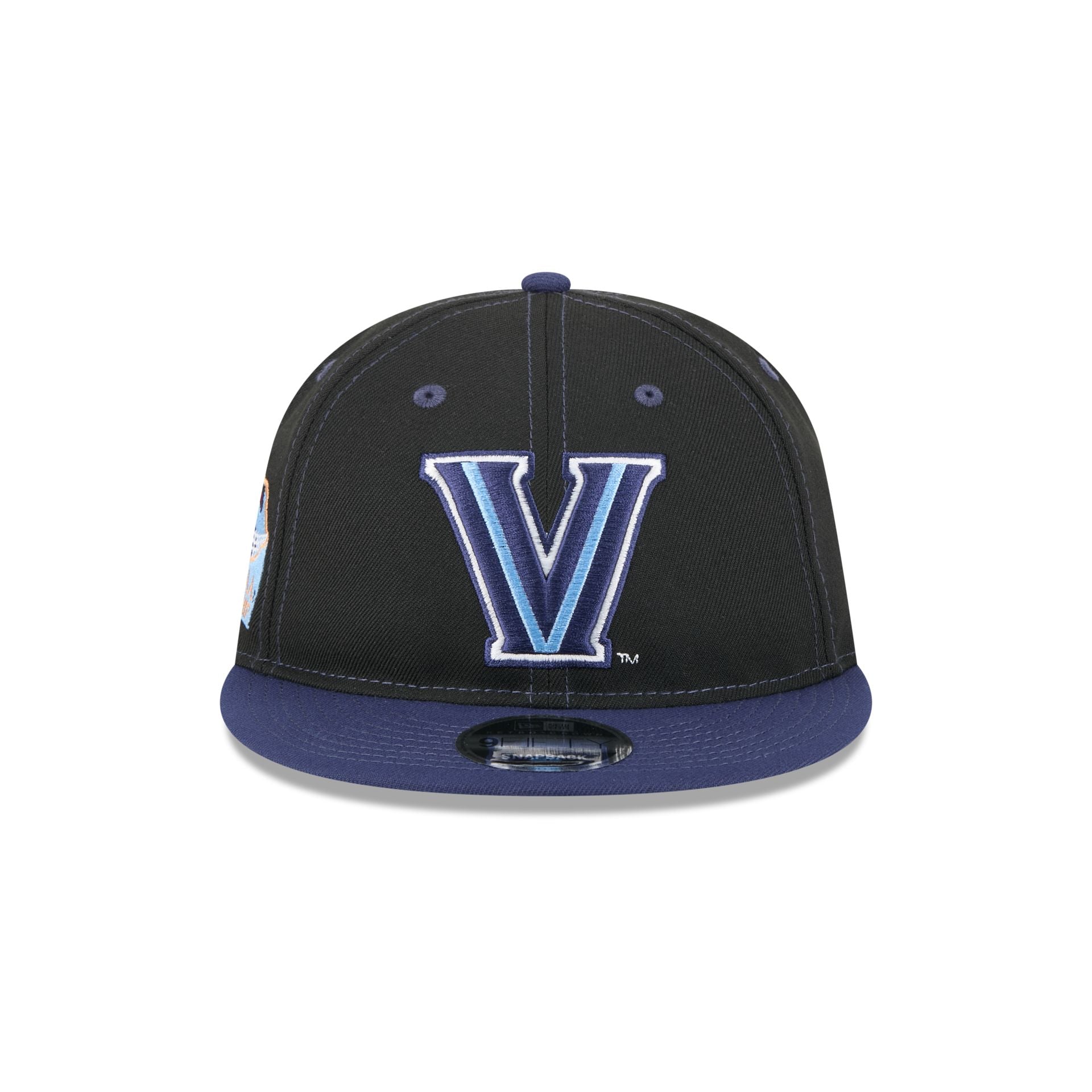 Villanova Wildcats Tournament Side Patch Retro Crown 9FIFTY Strapback Hat - Image 2