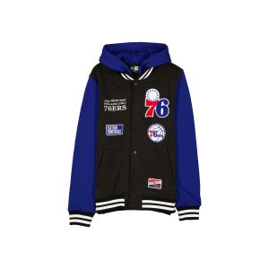 Philadelphia 76ers Throwback Black Jacket