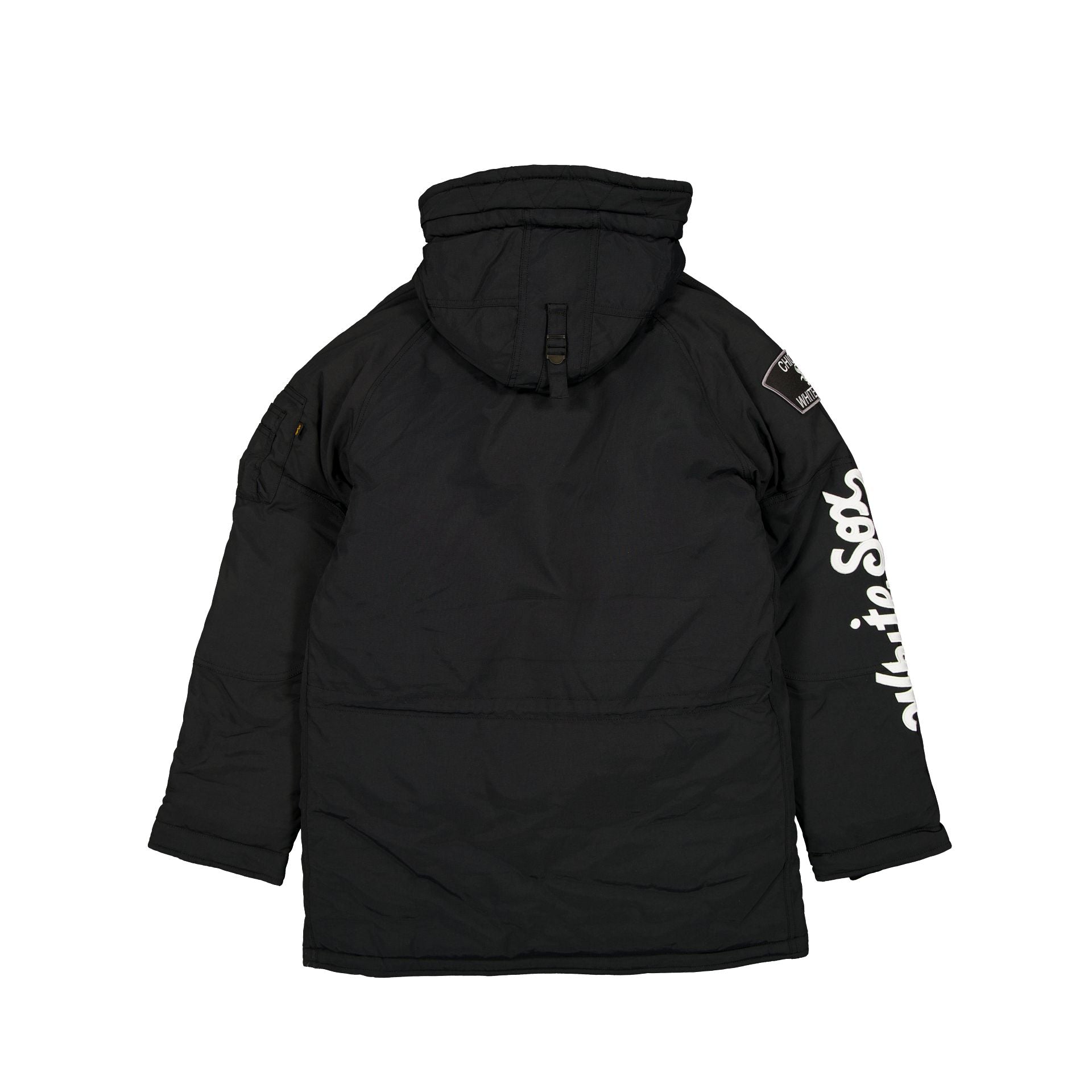 Alpha Industries x Chicago White Sox Black N-3B Parka Jacket - Image 2