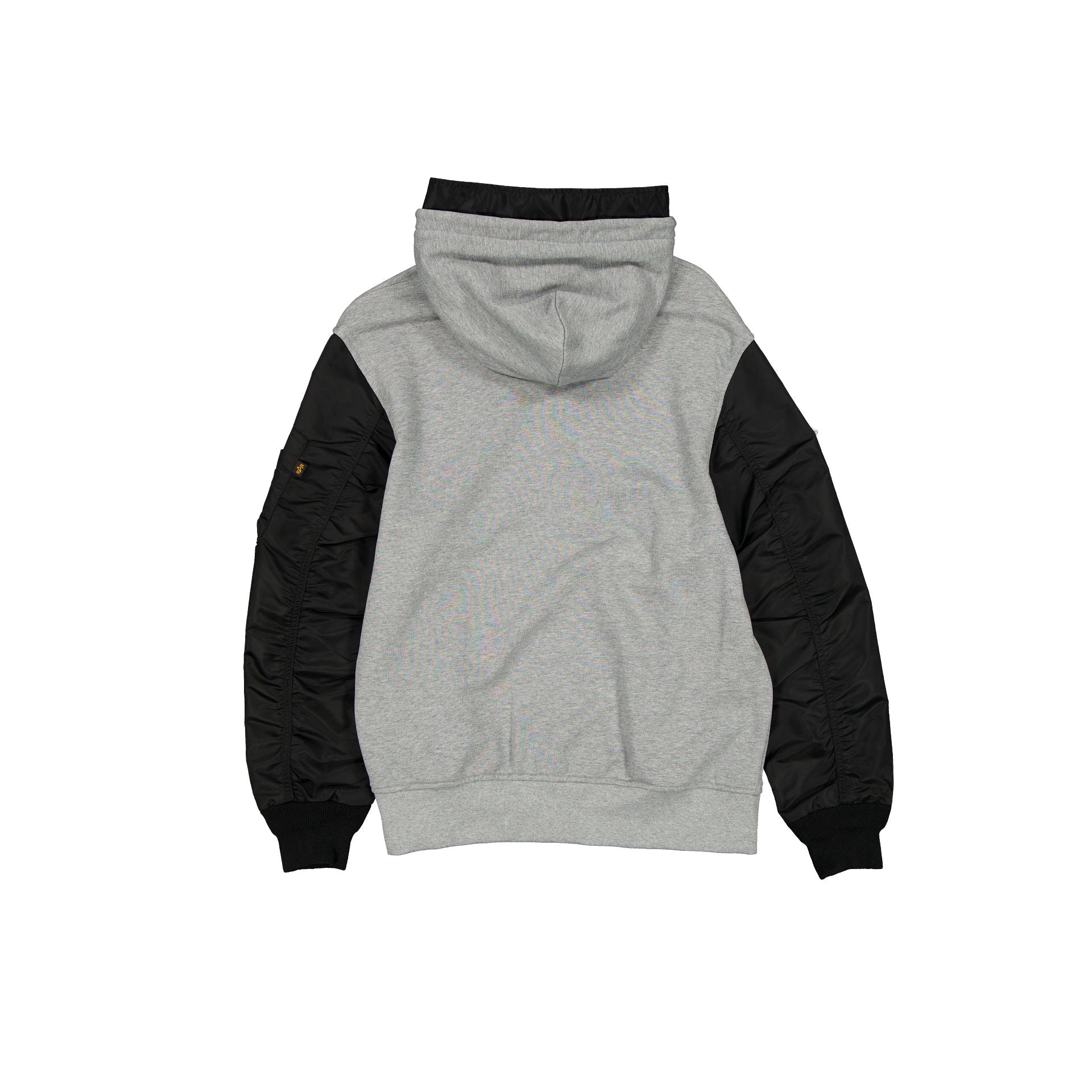 Alpha Industries x Las Vegas Raiders Gray MA-1 Full Zip Fleece Jacket - Image 2