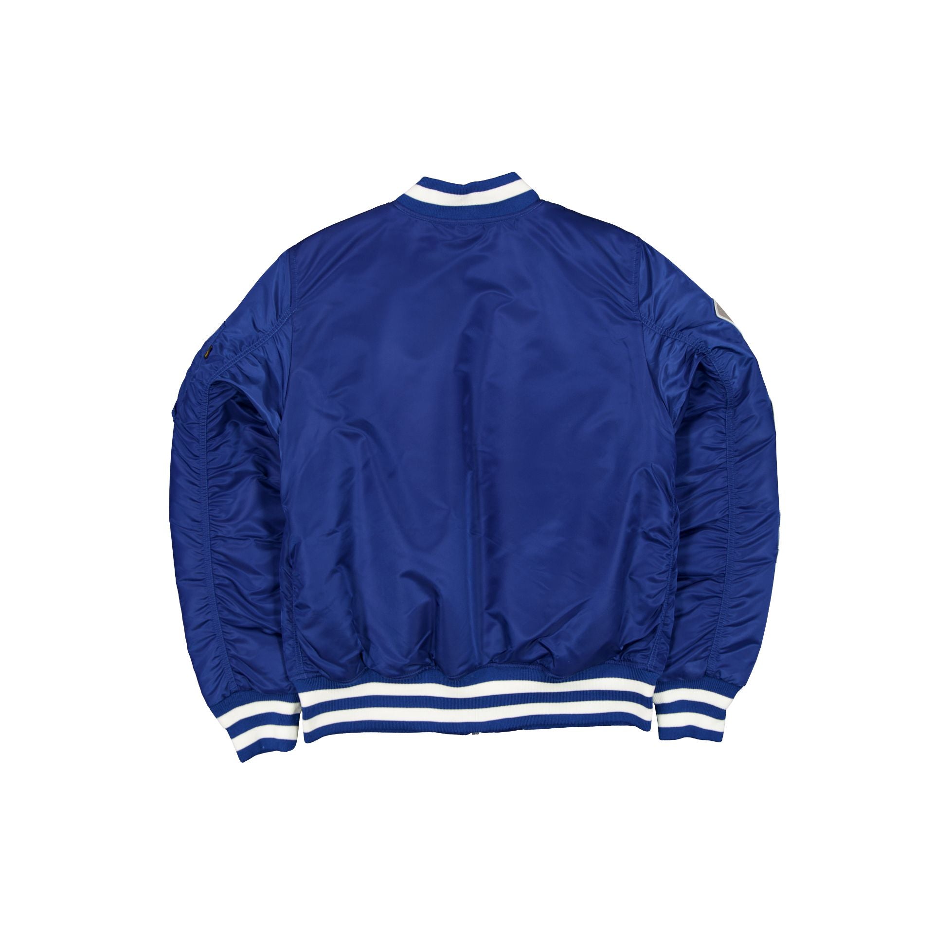 Alpha Industries x New York Giants Blue MA-1 Bomber Jacket - Image 2
