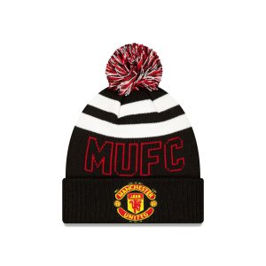 Manchester United FC Black Sport Pom Knit Hat