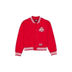Ohio State Buckeyes Throwback Women's Snap Front Jacket