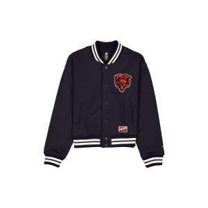 Chicago Bears Throwback Women's Snap Front Jacket