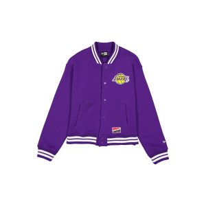 Los Angeles Lakers Throwback Women's Snap Front Jacket