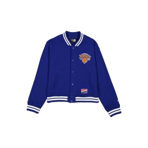 New York Knicks Throwback Women's Snap Front Jacket