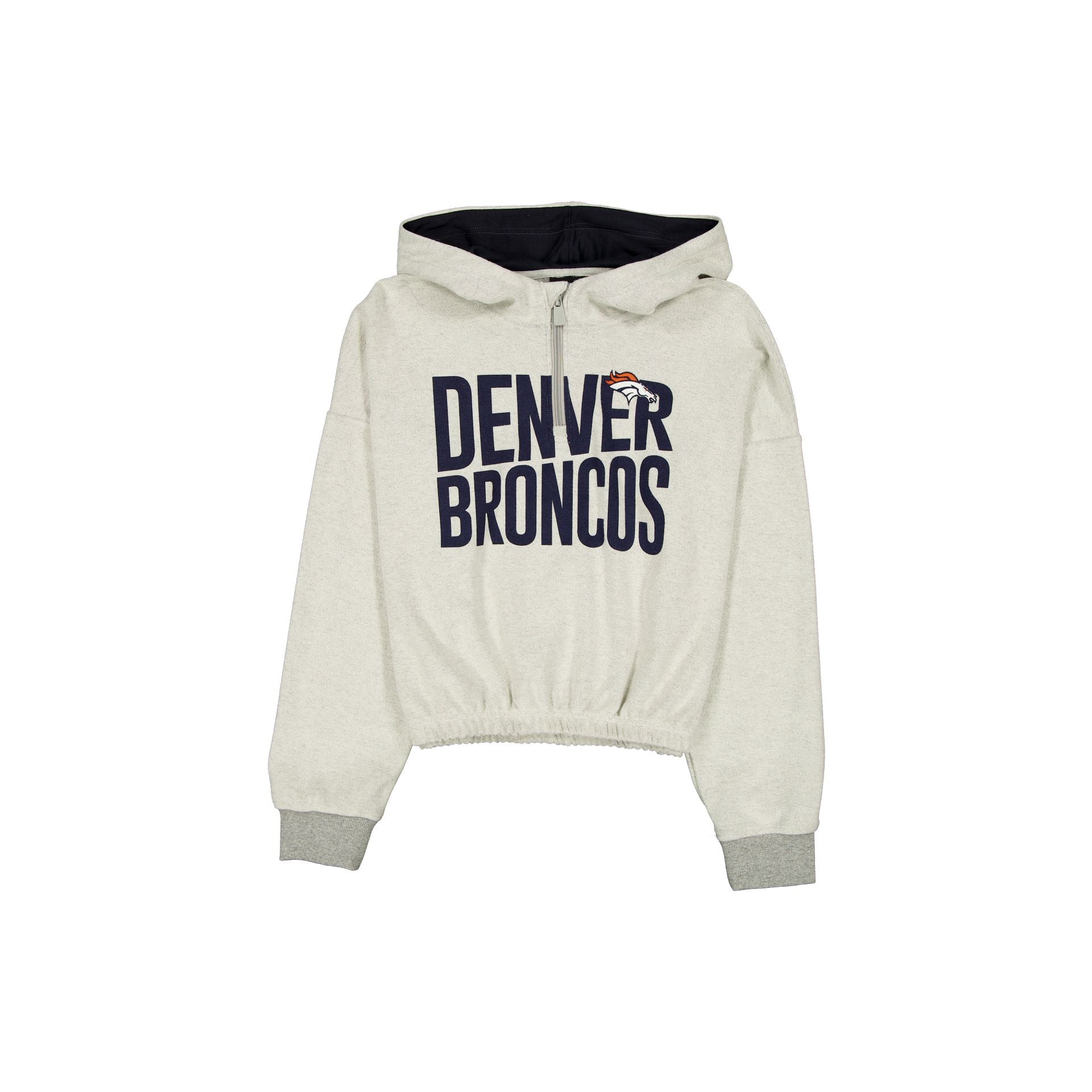 Denver Broncos Sport Night Heather Gray Women's Hoodie