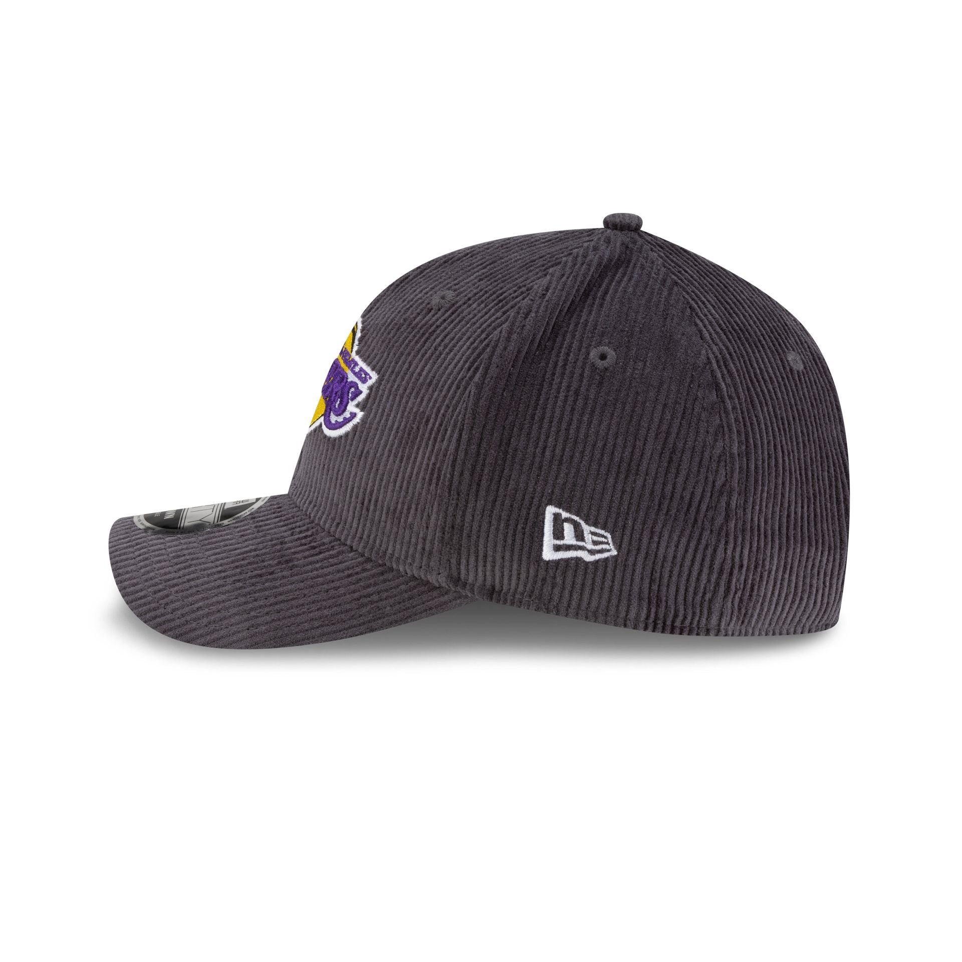 Los Angeles Lakers Cord 9FORTY M-Crown Snapback Hat - Image 4