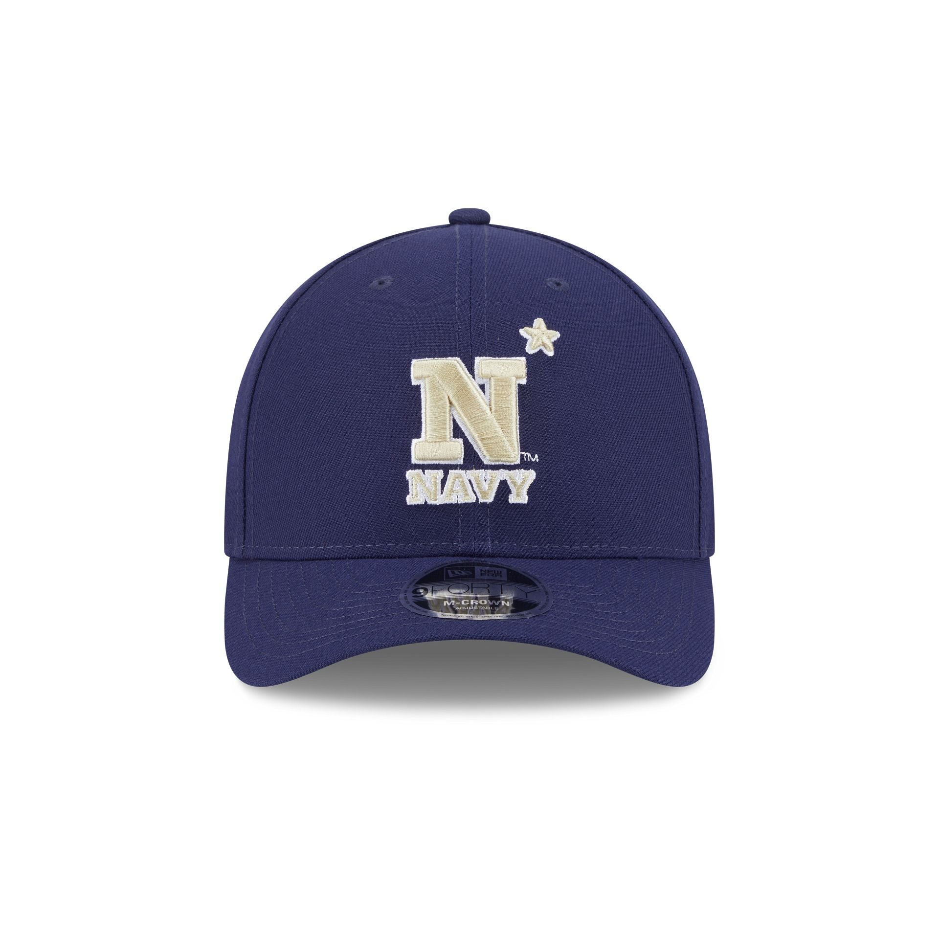 Navy Midshipmen Team 9FORTY M-Crown Snapback Hat - Image 2