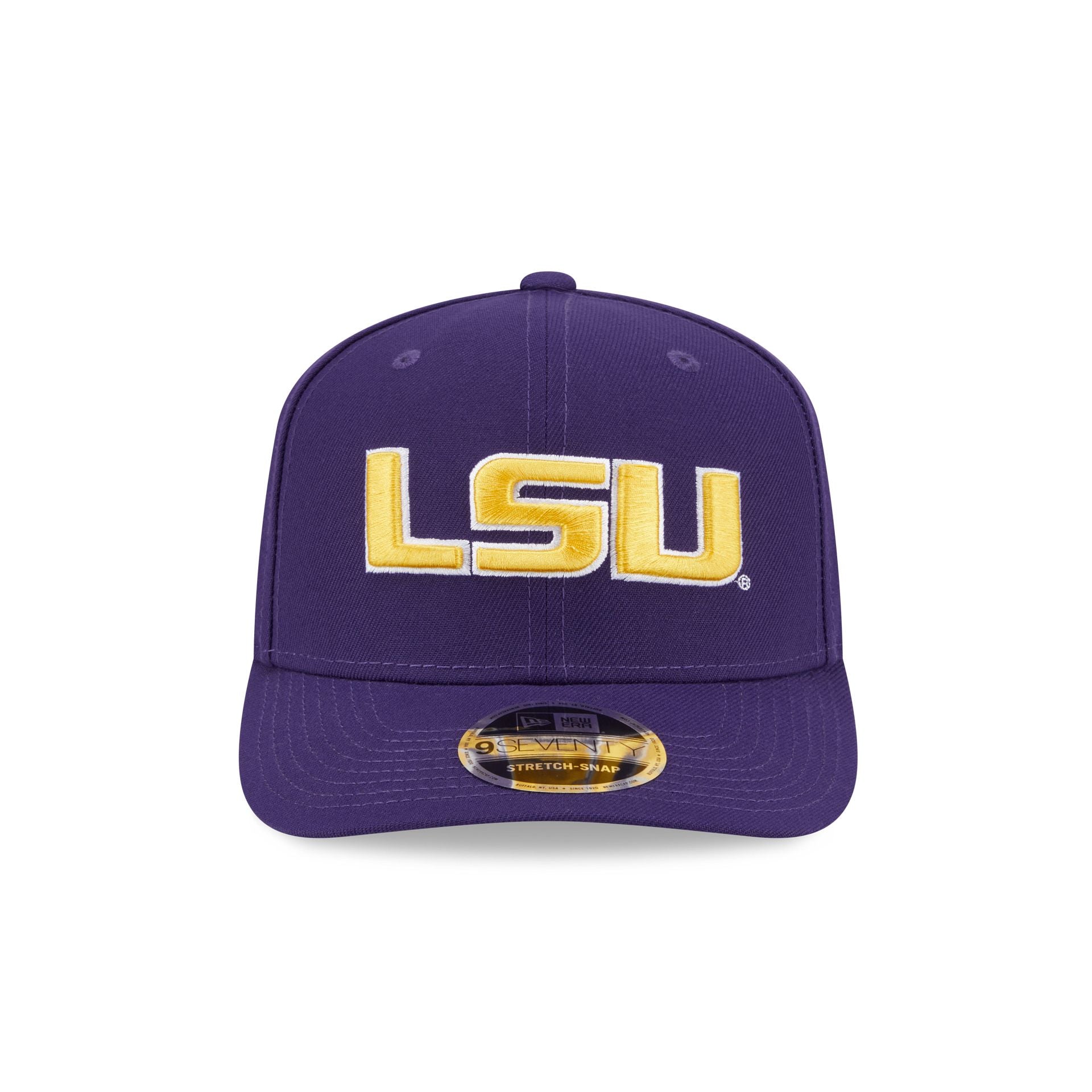 LSU TIGERS Purple Team 9SEVENTY Stretch-Snap Hat - Image 2