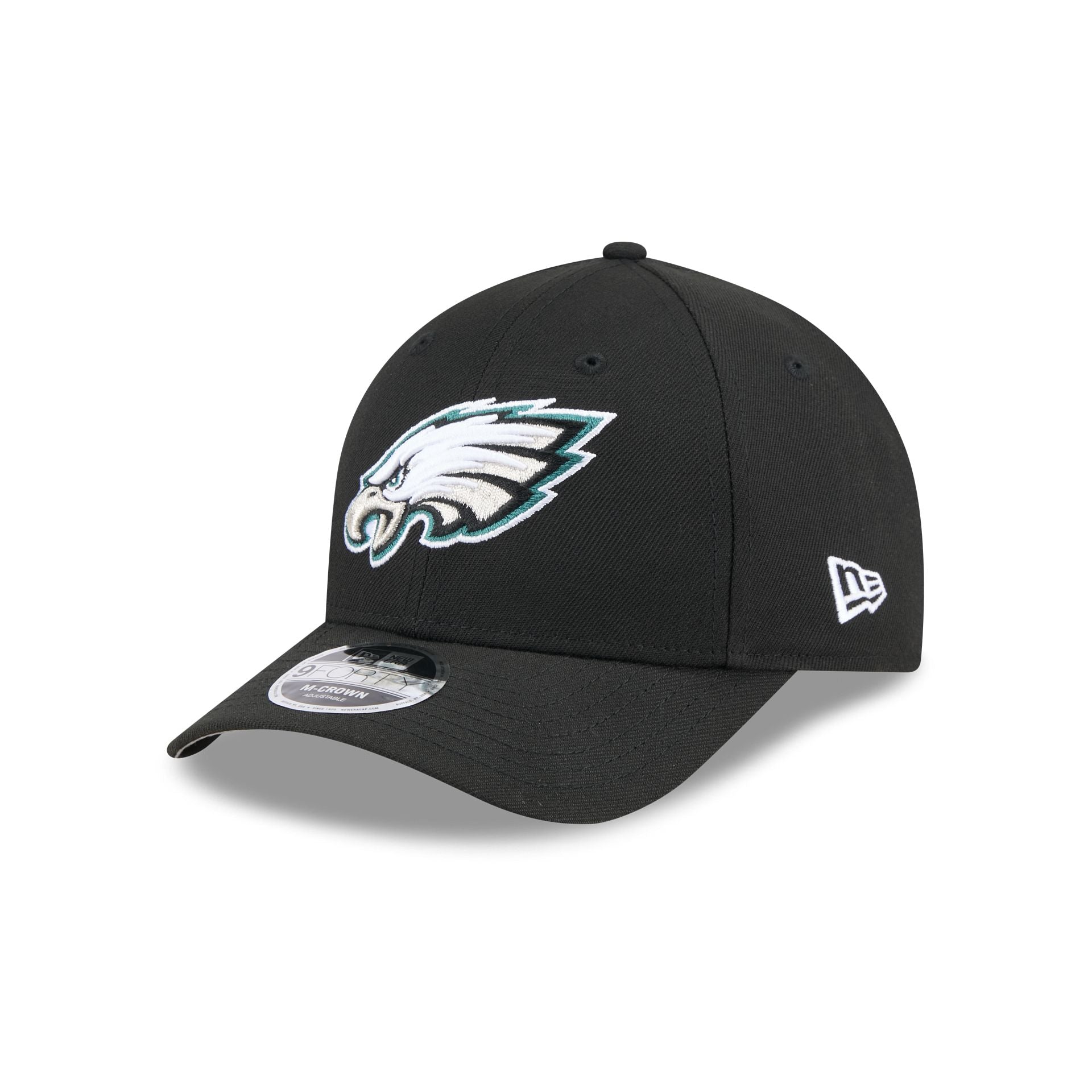 Philadelphia Eagles Team Black 9FORTY M-Crown Snapback Hat